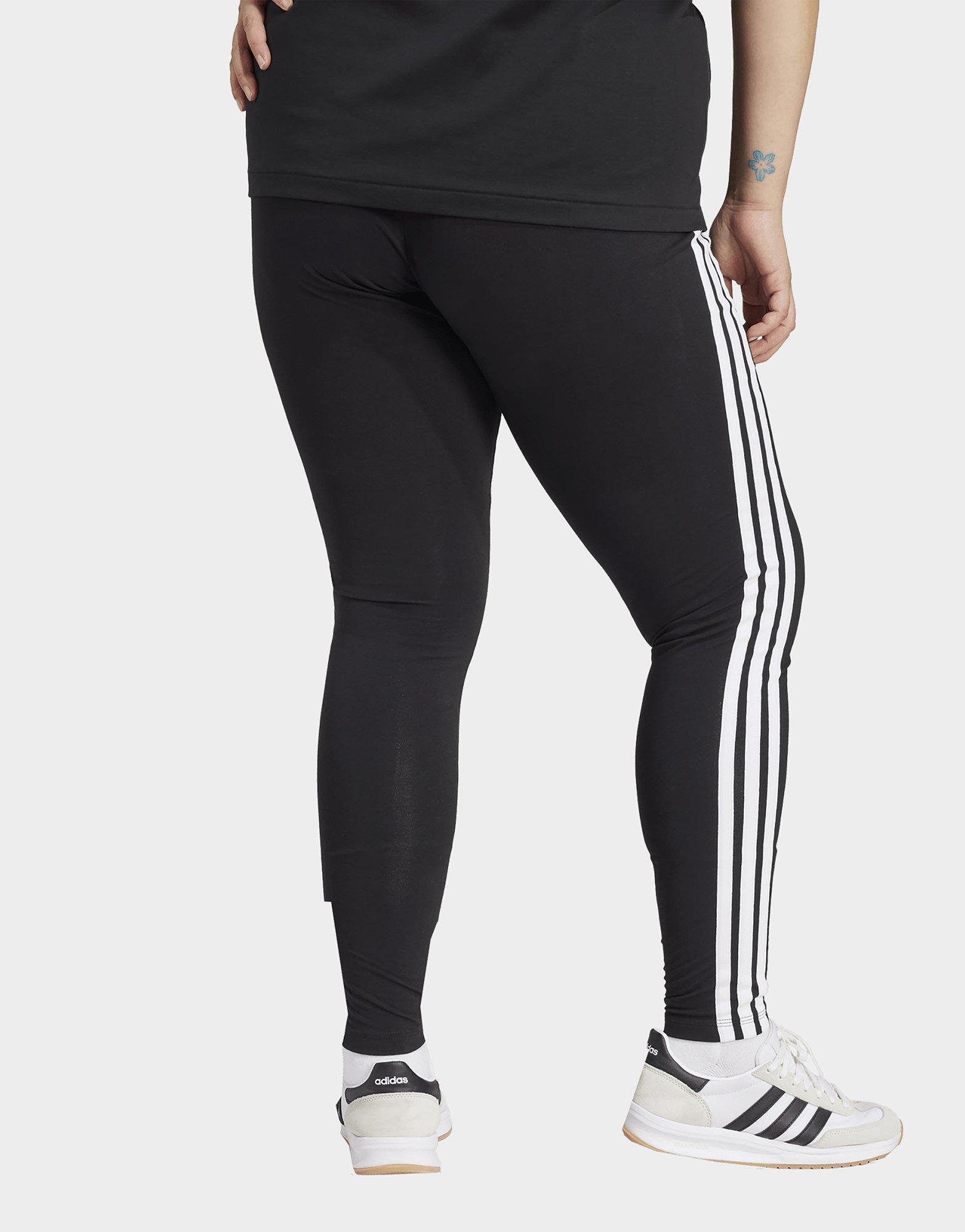 adidas Essentials 3-Stripes Katoenen Legging (Grote Maat)