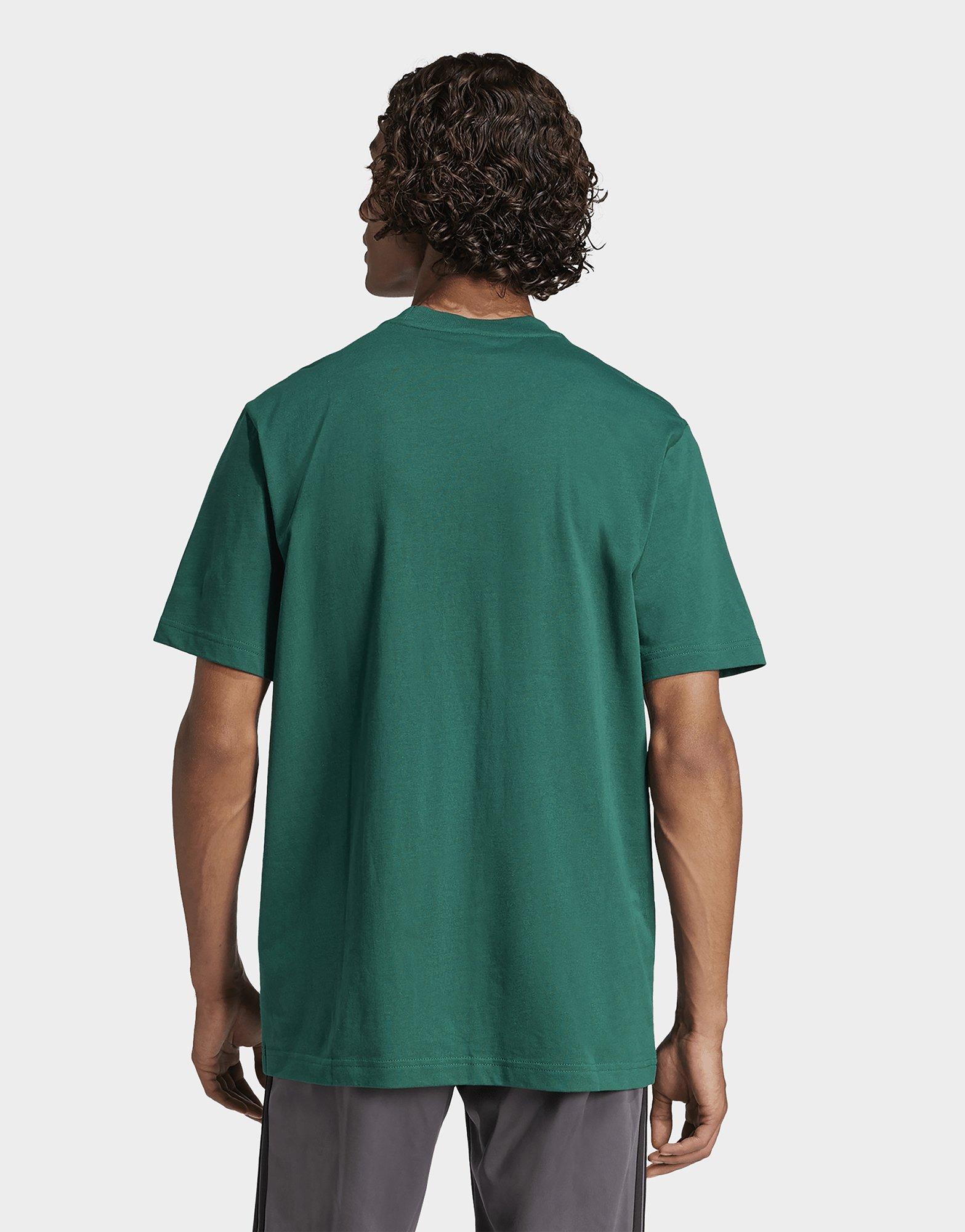 adidas Essentials Small Logo Single Jersey T-Shirt Collegiate Green/Black — foto 3