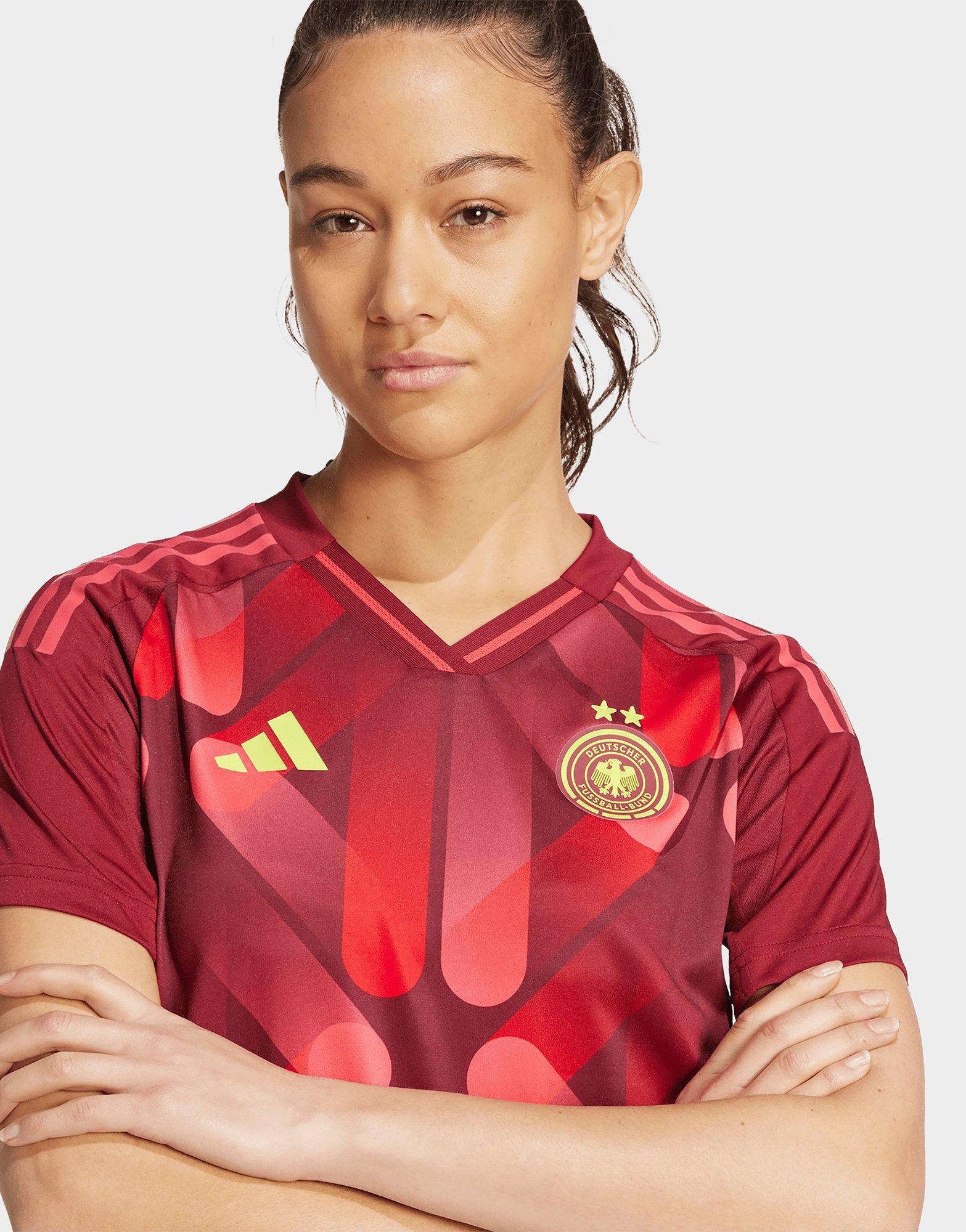 adidas Duitsland 25 (Vrouwenelftal) Authentiek Uitshirt