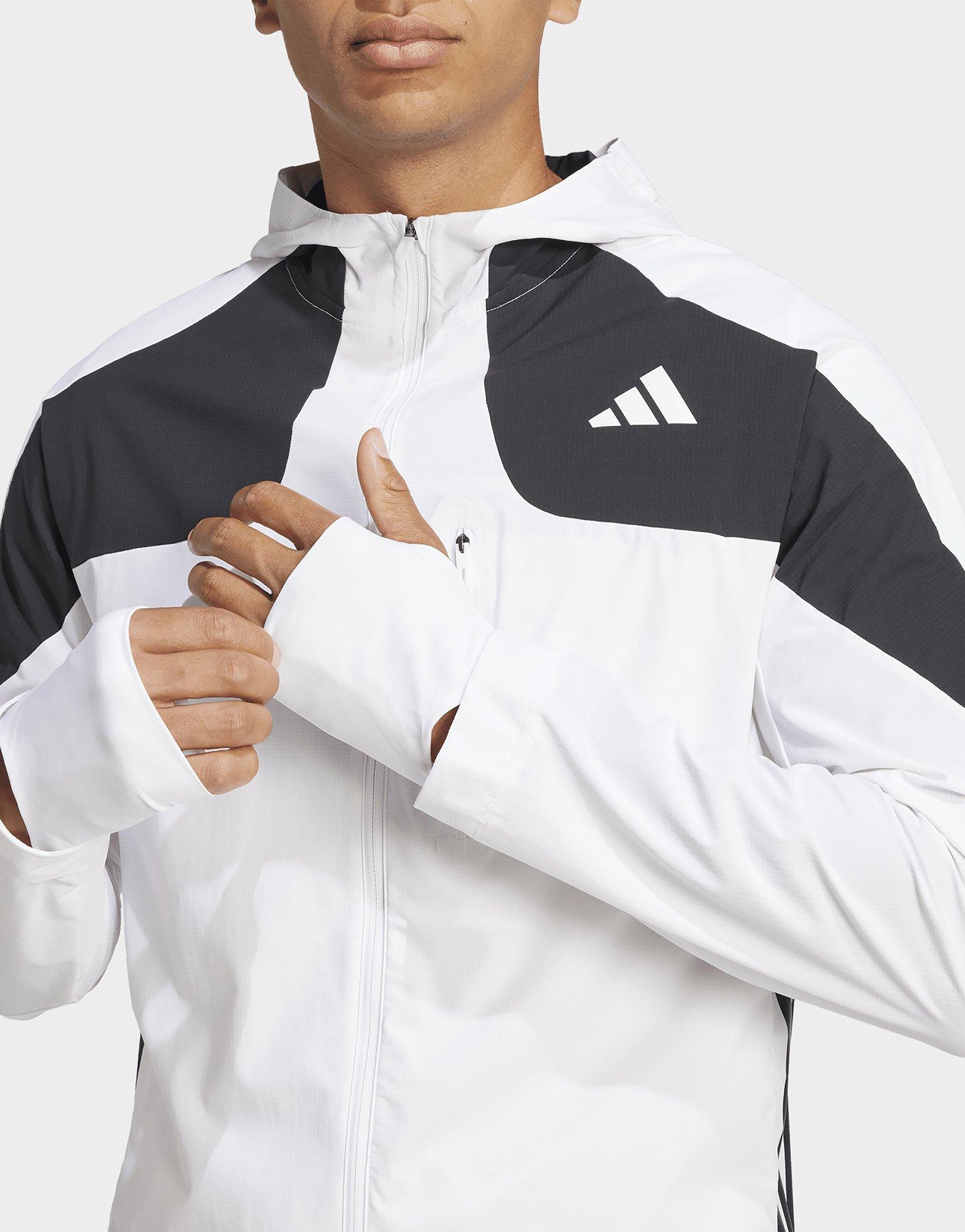 White adidas Adizero Running Jacket | JD Sports UK