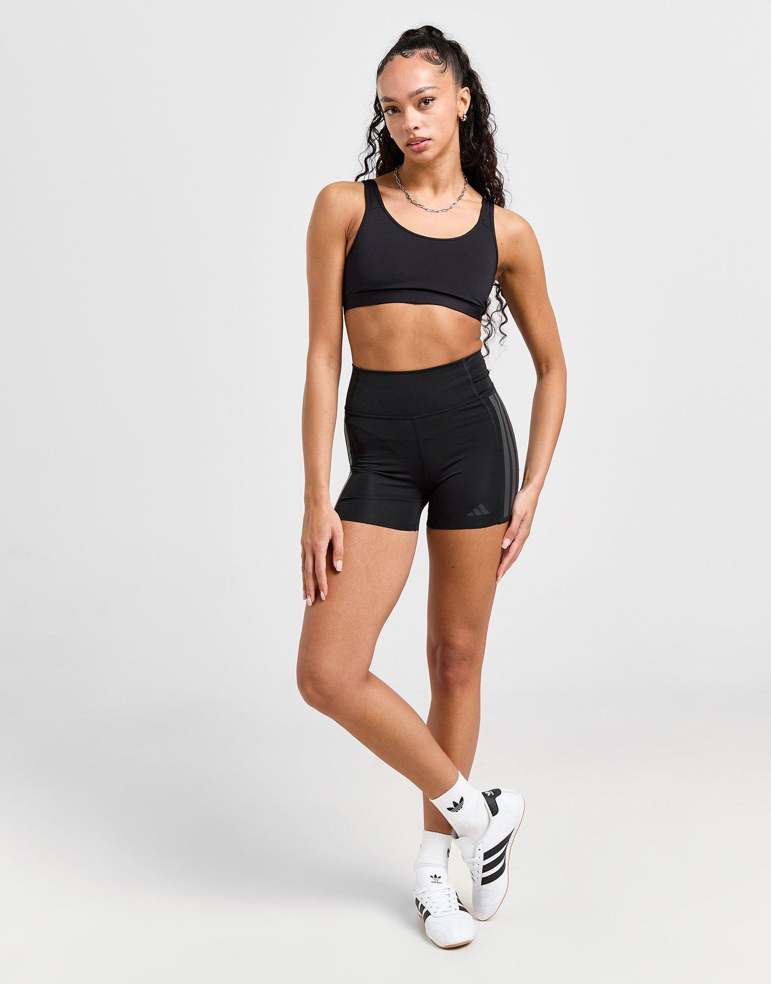 adidas Optime 3-Streifen kurze Leggings