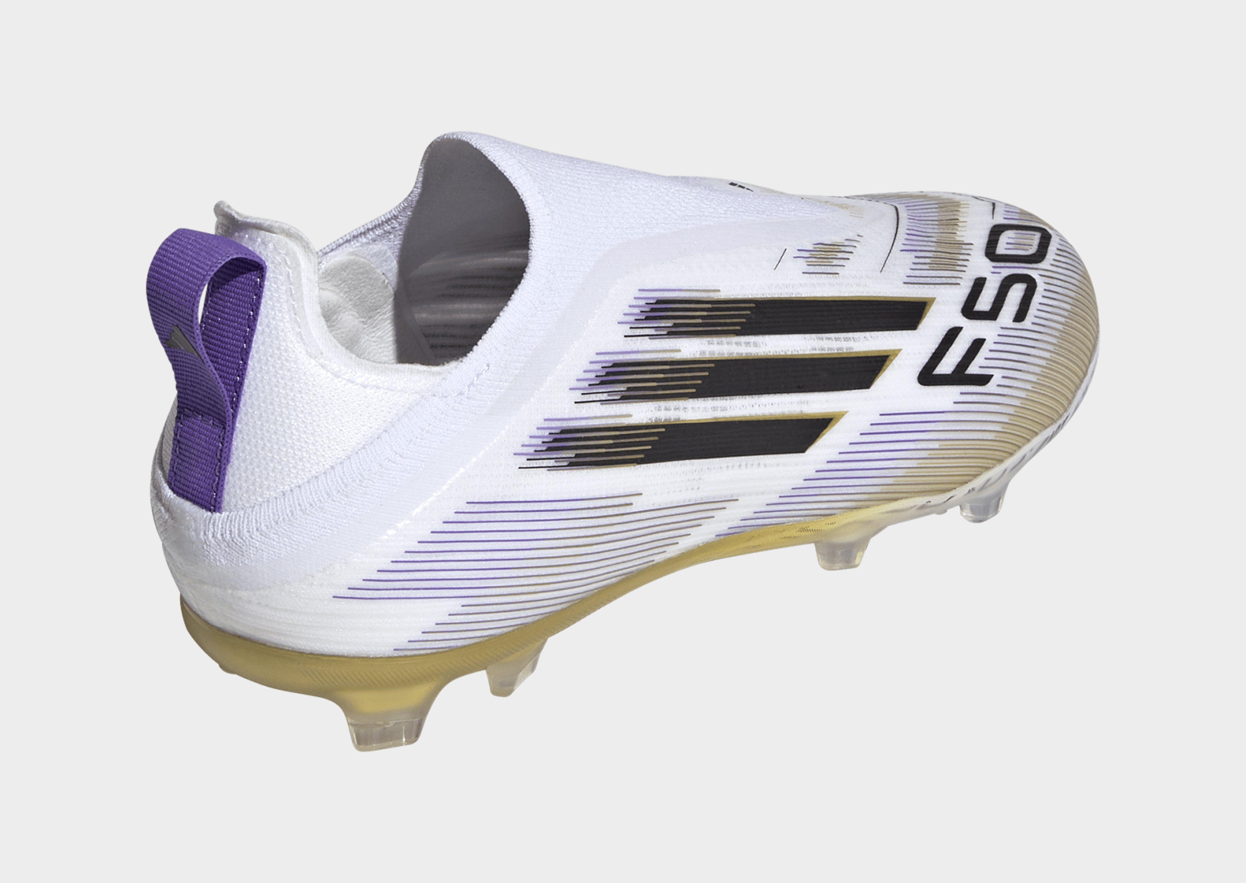 adidas F50 Elite Schnürsenkellose Fußballschuhe für feste Böden, für Kinder