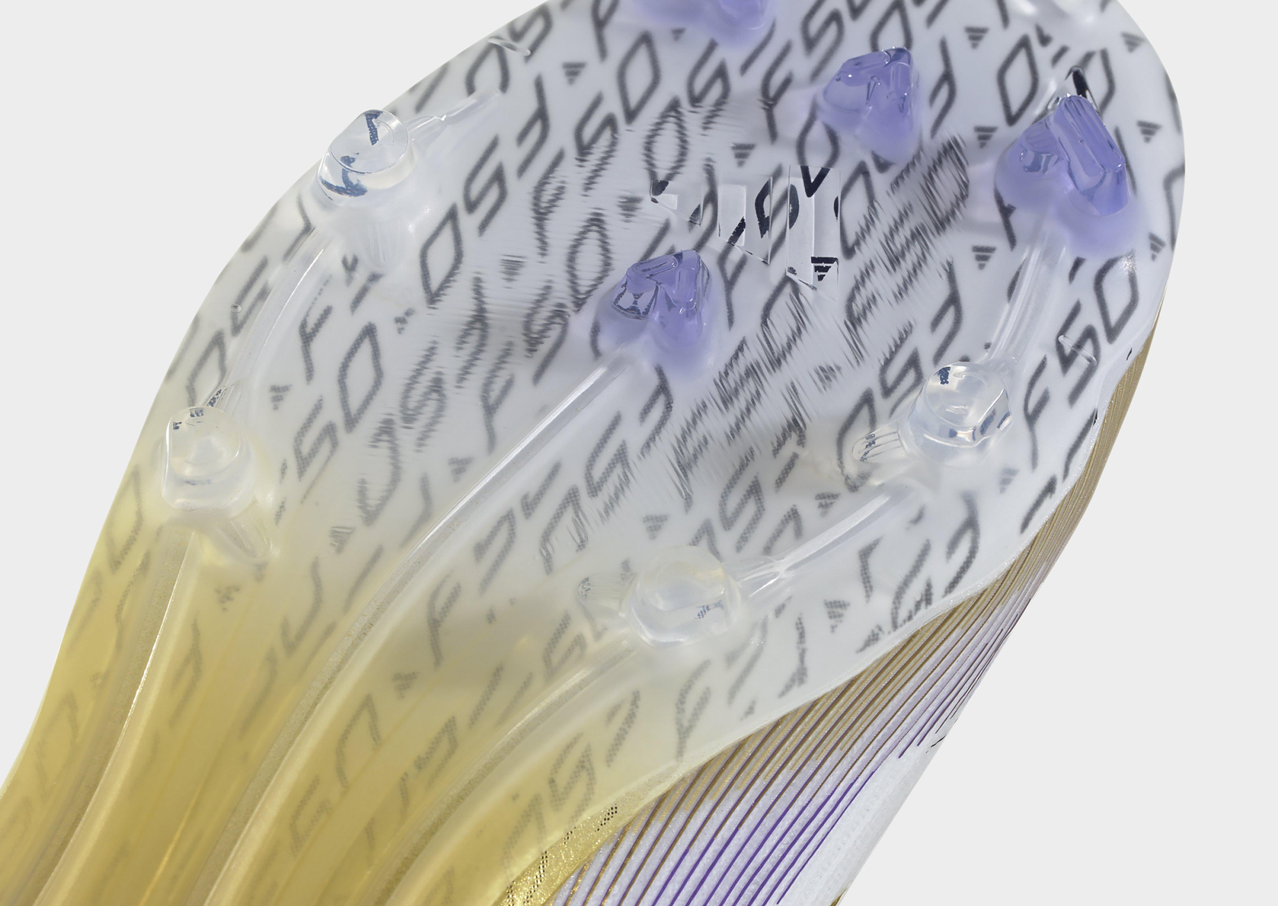 adidas F50 Elite Schnürsenkellose Fußballschuhe für feste Böden, für Kinder