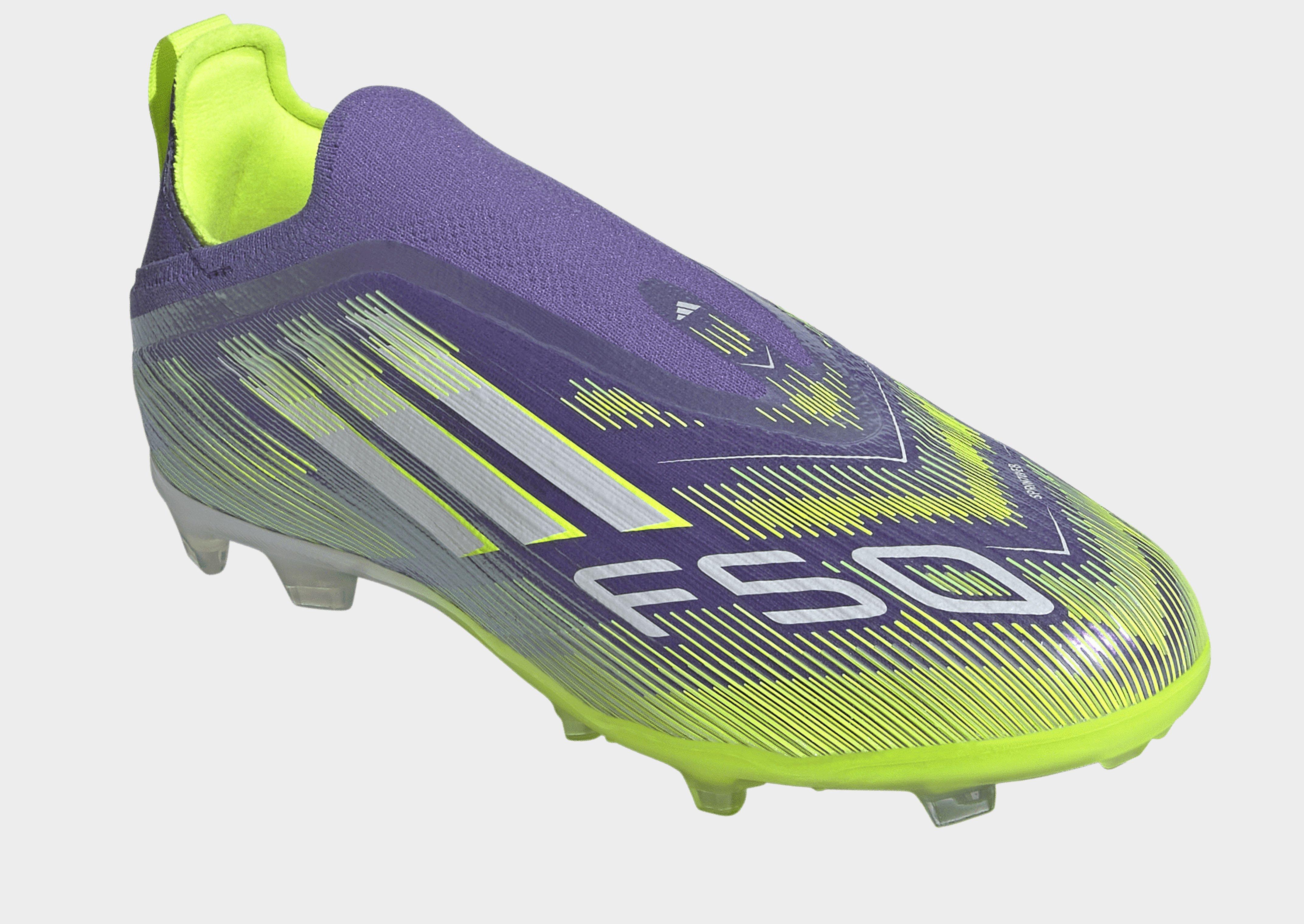 adidas F50 Elite Schnürsenkellose Fußballschuhe für feste Böden Kinder