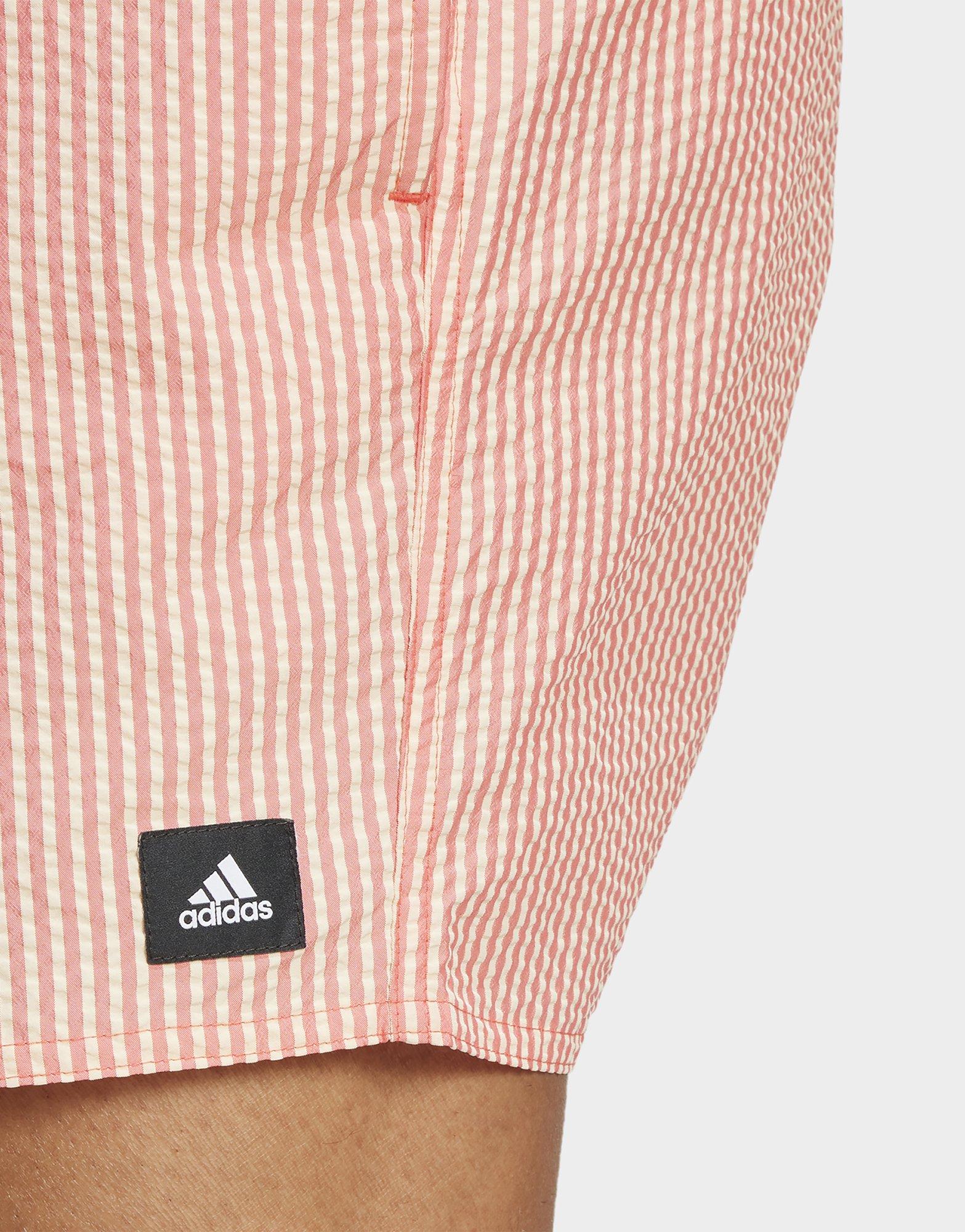 adidas Stripey Classics Swim Shorts Short Length