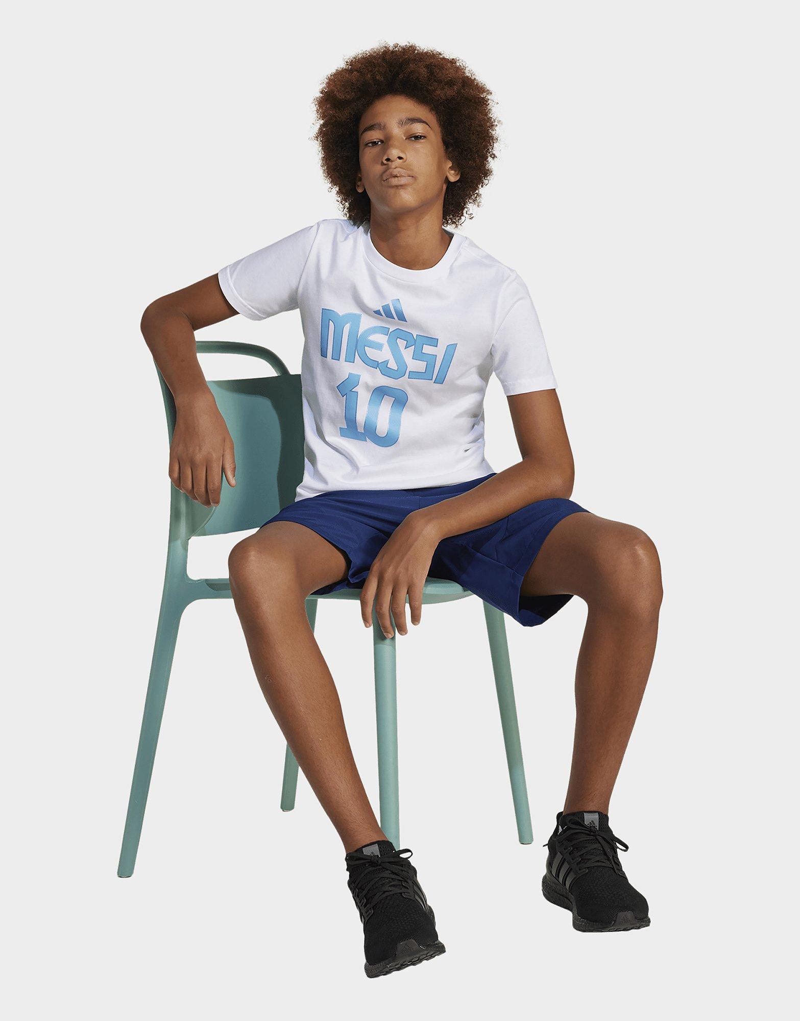 adidas Messi Name and Number Graphic Kids T-Shirt