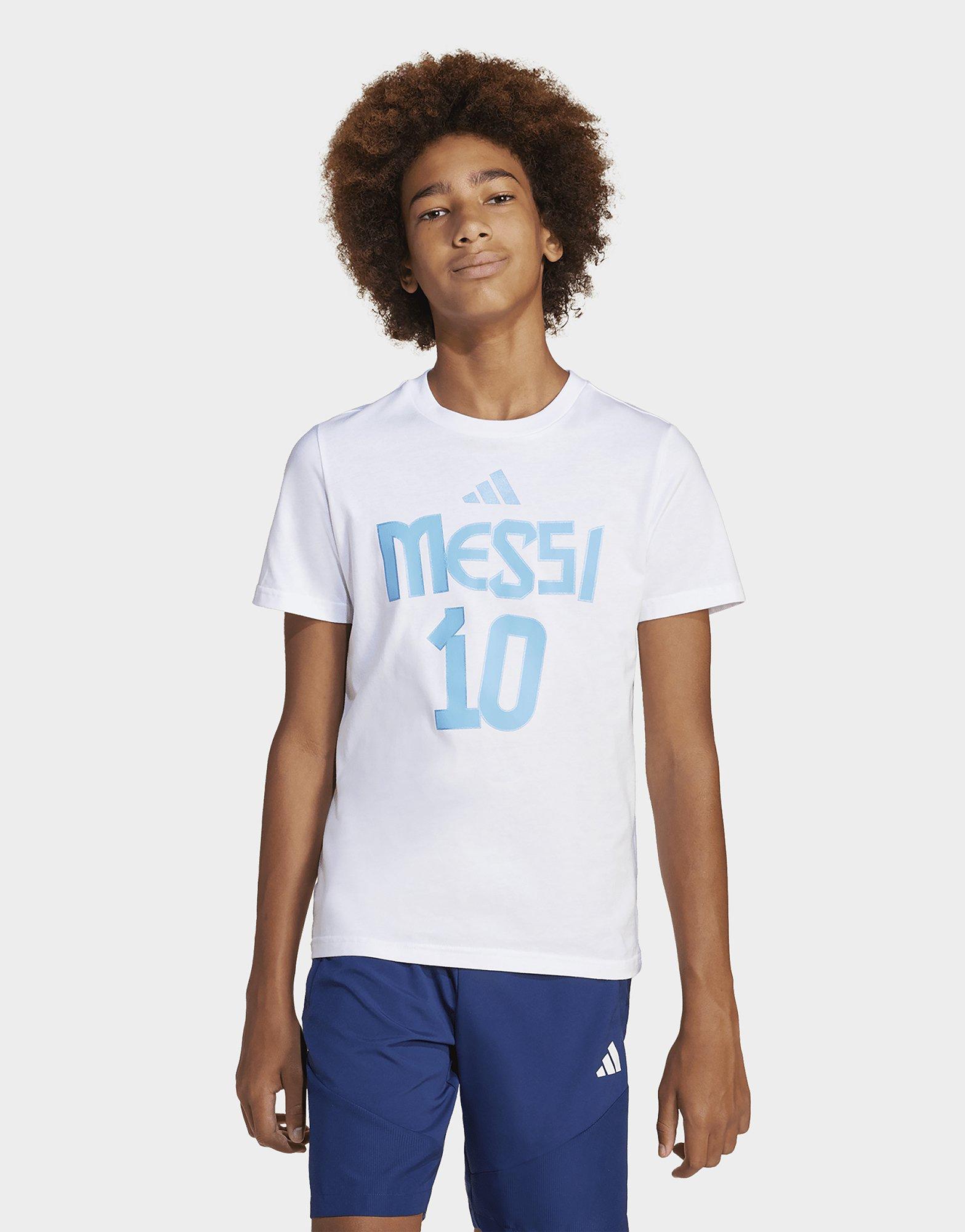 adidas Messi Name and Number Graphic Kids T-Shirt