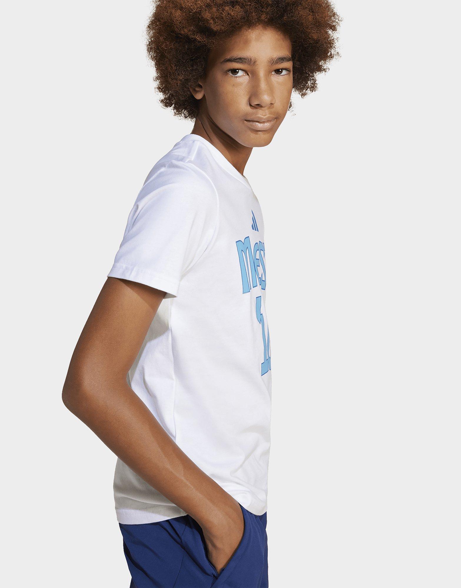 adidas Messi Name and Number Graphic Kids T-Shirt