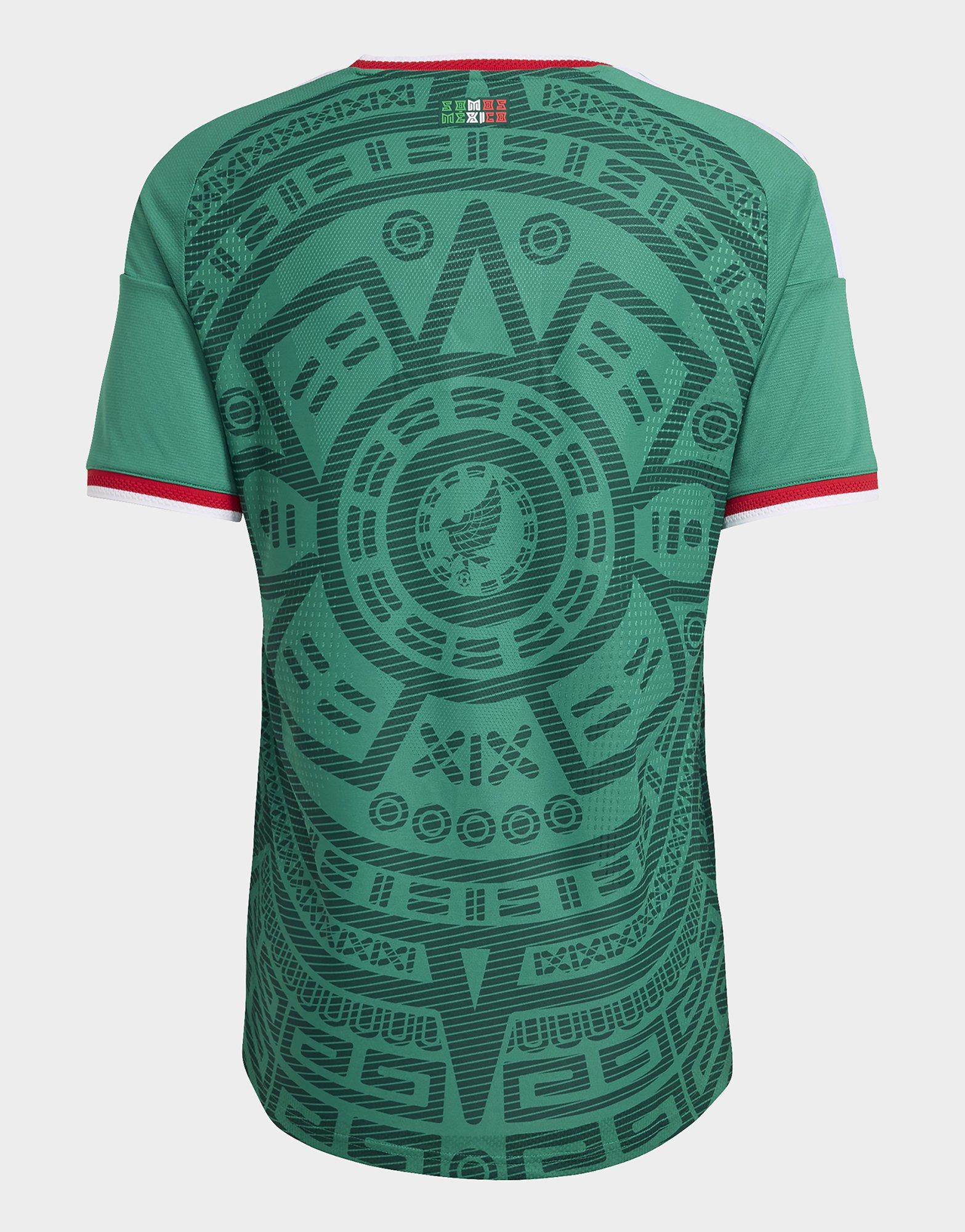 Green adidas Mexico 26 Home Authentic Jersey | JD Sports UK
