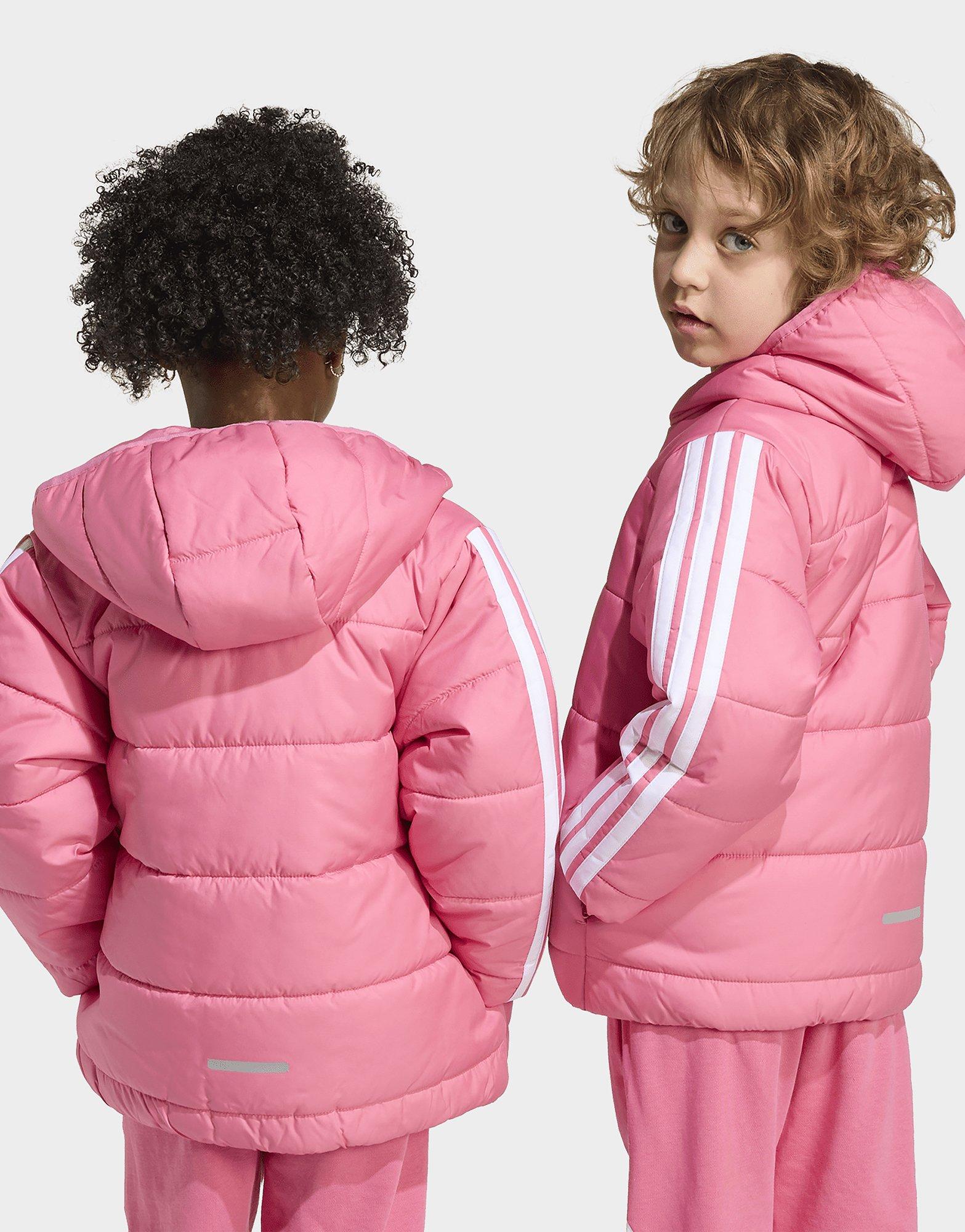adidas Essentials 3-Streifen gefütterte Kinderjacke