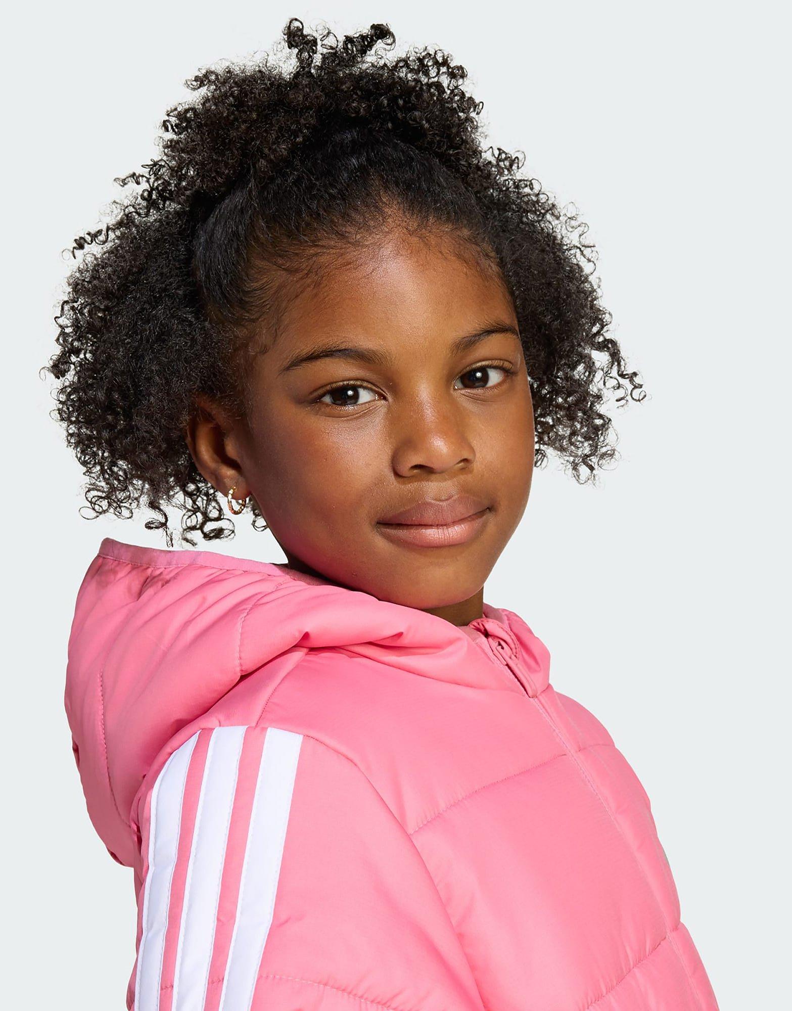 adidas Essentials 3-Streifen gefütterte Kinderjacke