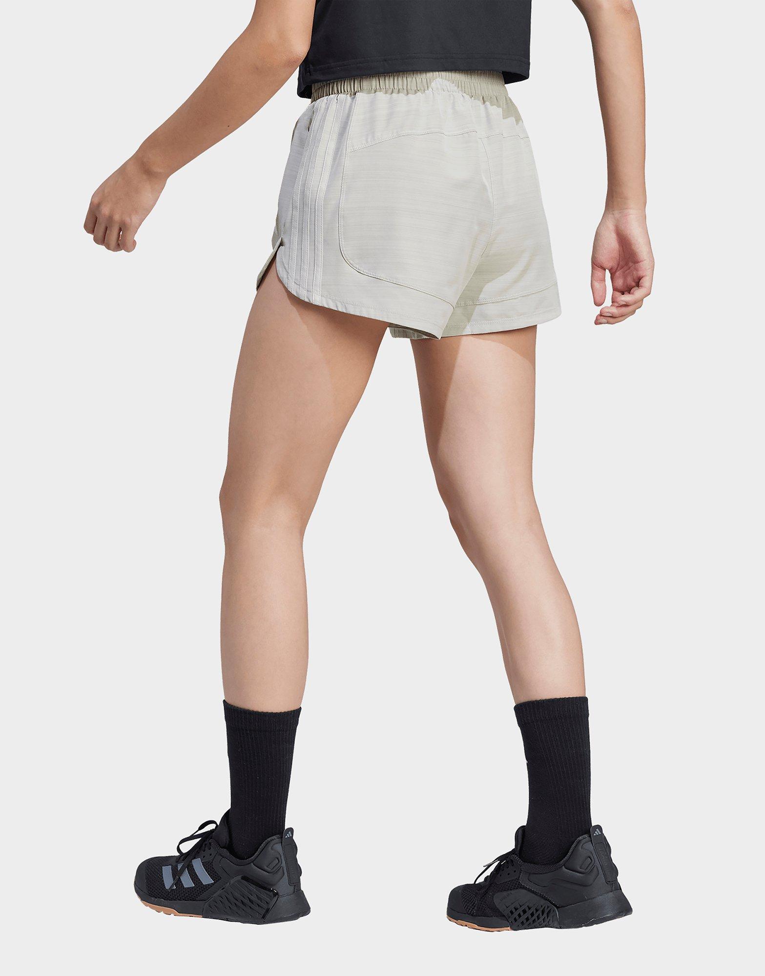 adidas Pacer Training 3-Streifen Woven High-Rise Shorts