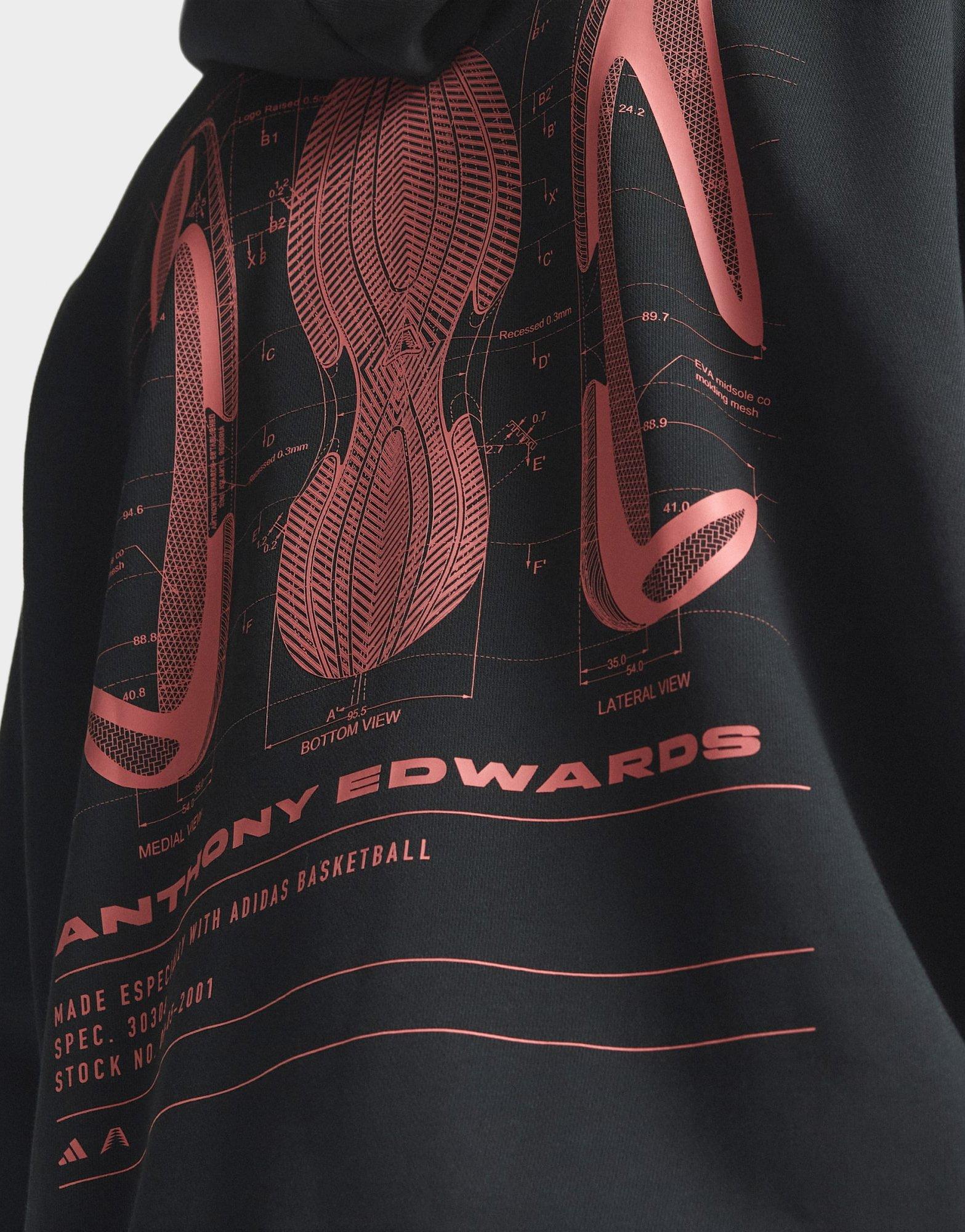 adidas Anthony Edwards Schematic Hoody