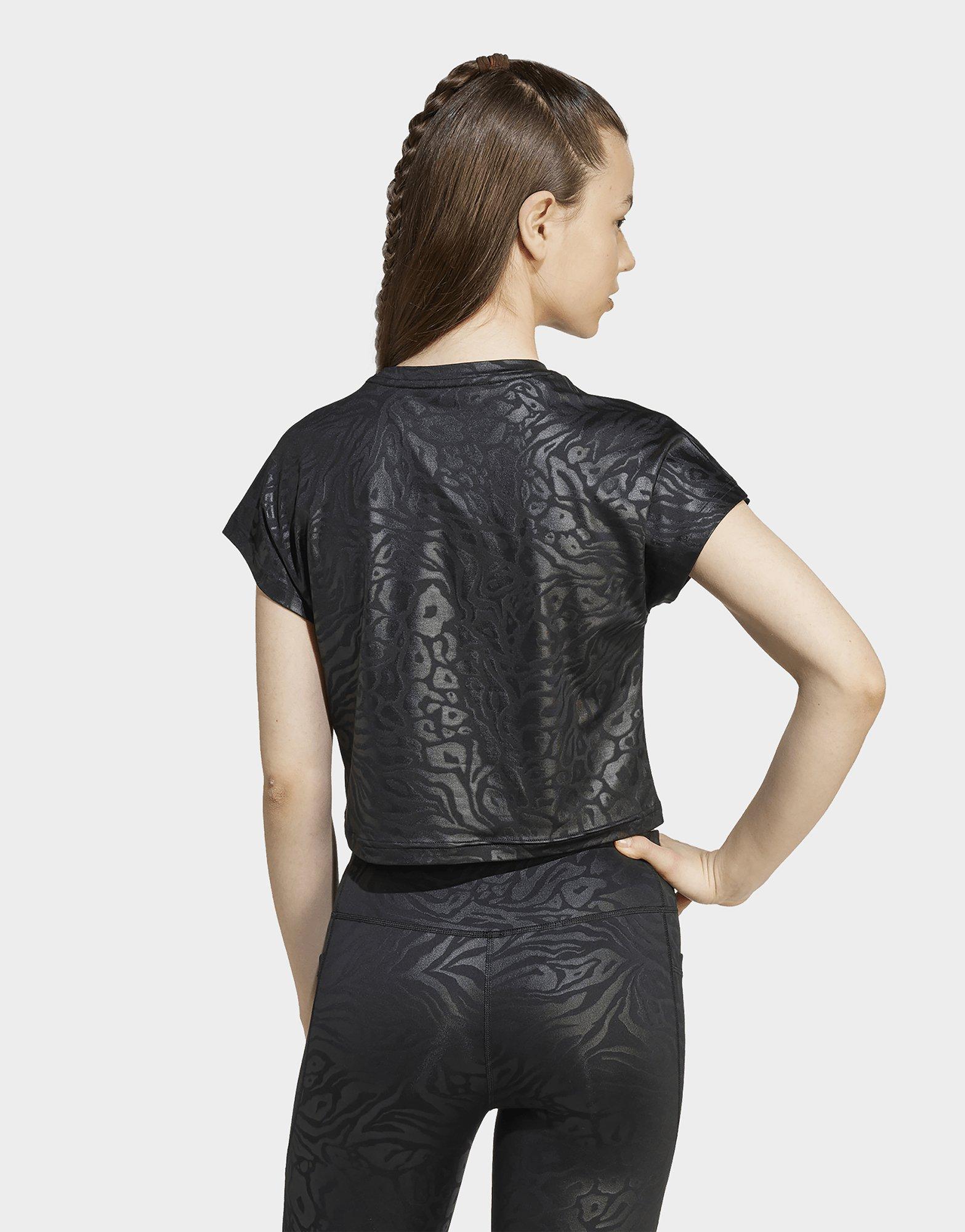 adidas T-shirt court à imprimé animal All Sports