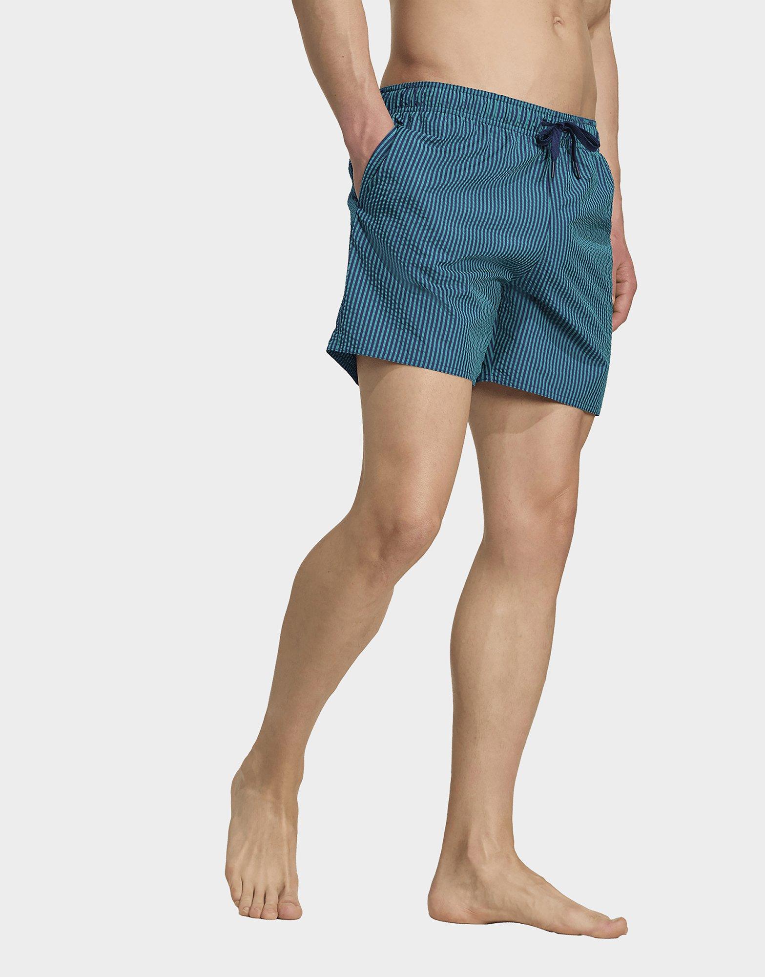 adidas Seersucker Stripy Zwemshort 5-Inch