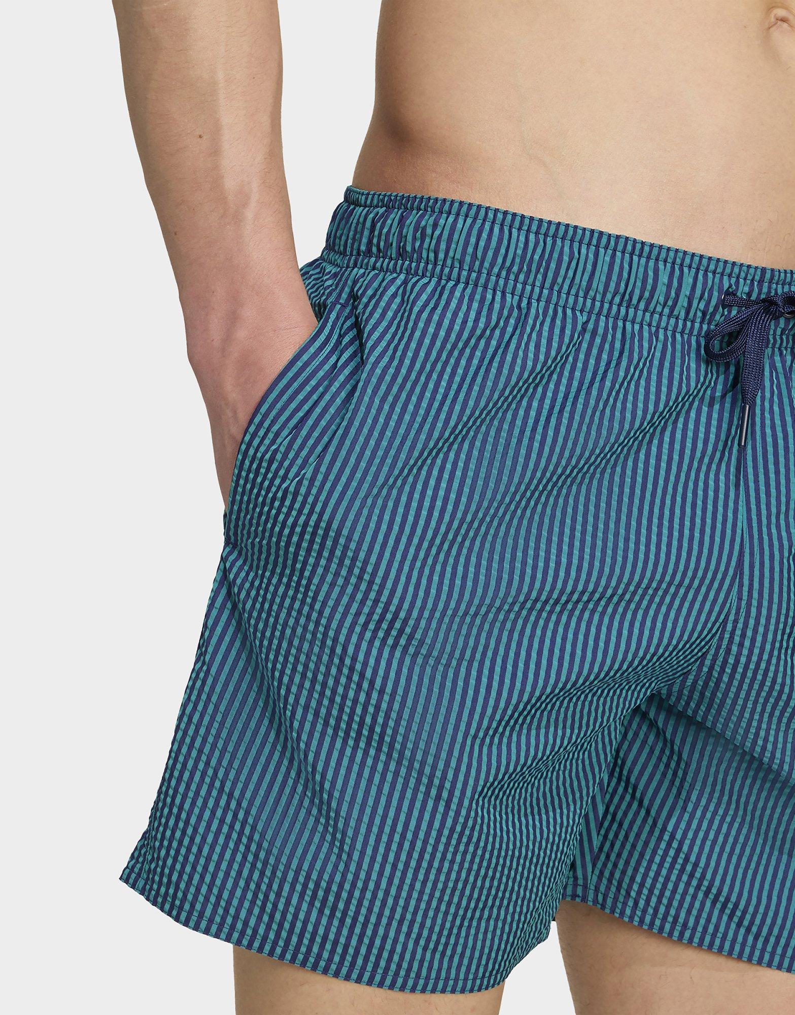 adidas Seersucker Stripy Zwemshort 5-Inch