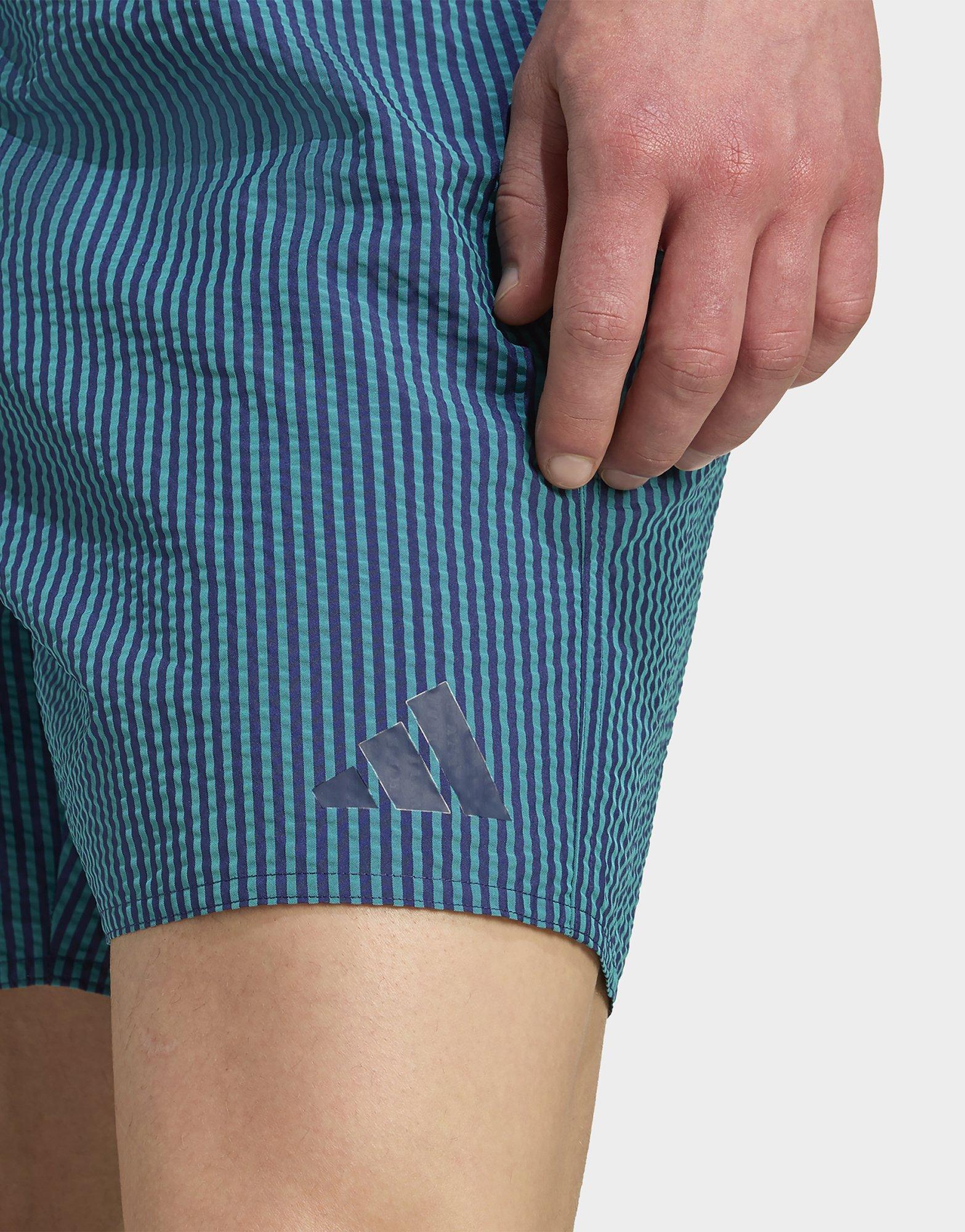 adidas Seersucker Stripy Zwemshort 5-Inch