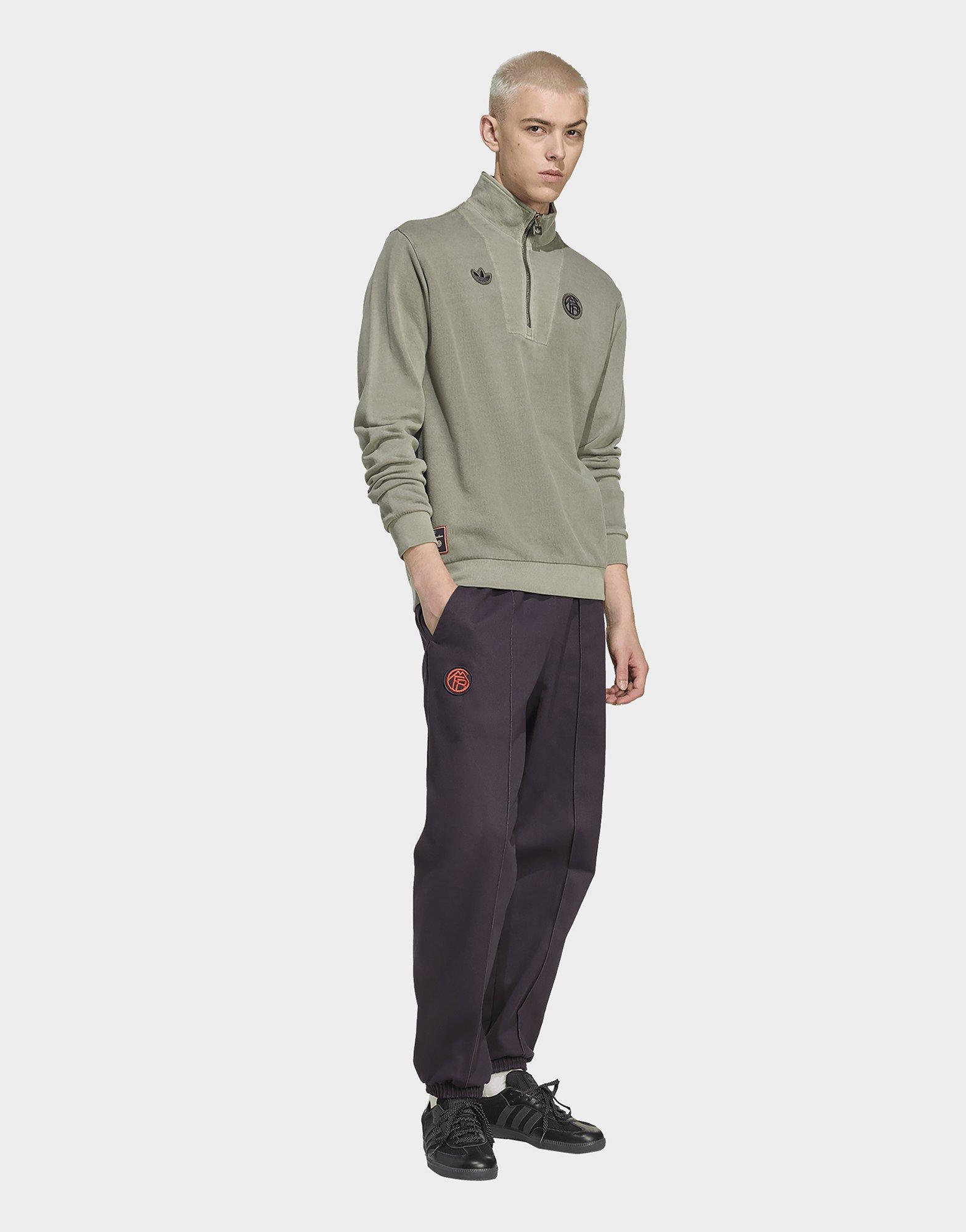 adidas FC Bayern München Terrace Icons Tom mit Reißverschluss bis zur Brust