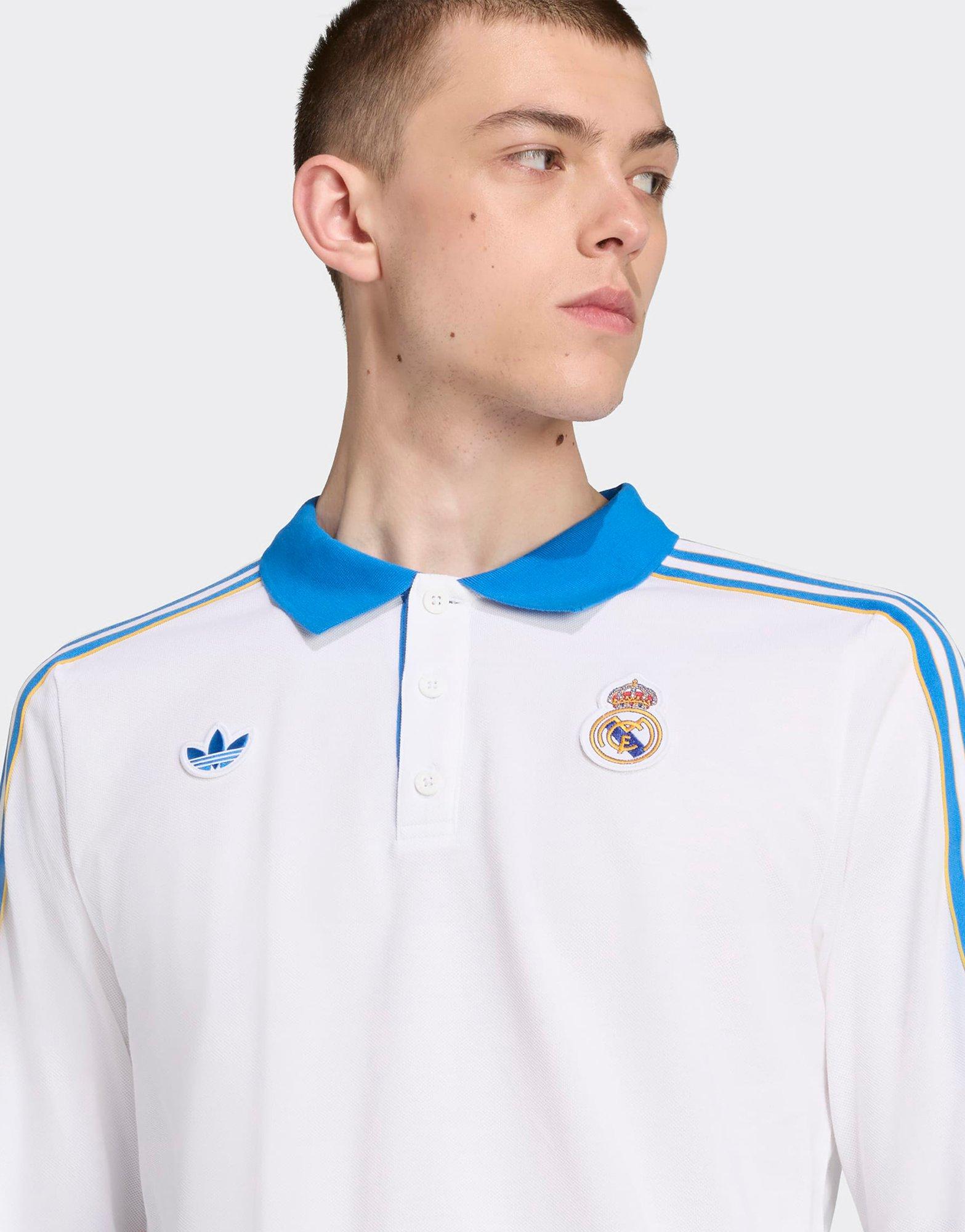 adidas Polo Real Madrid Terrace Icons Long Sleeve