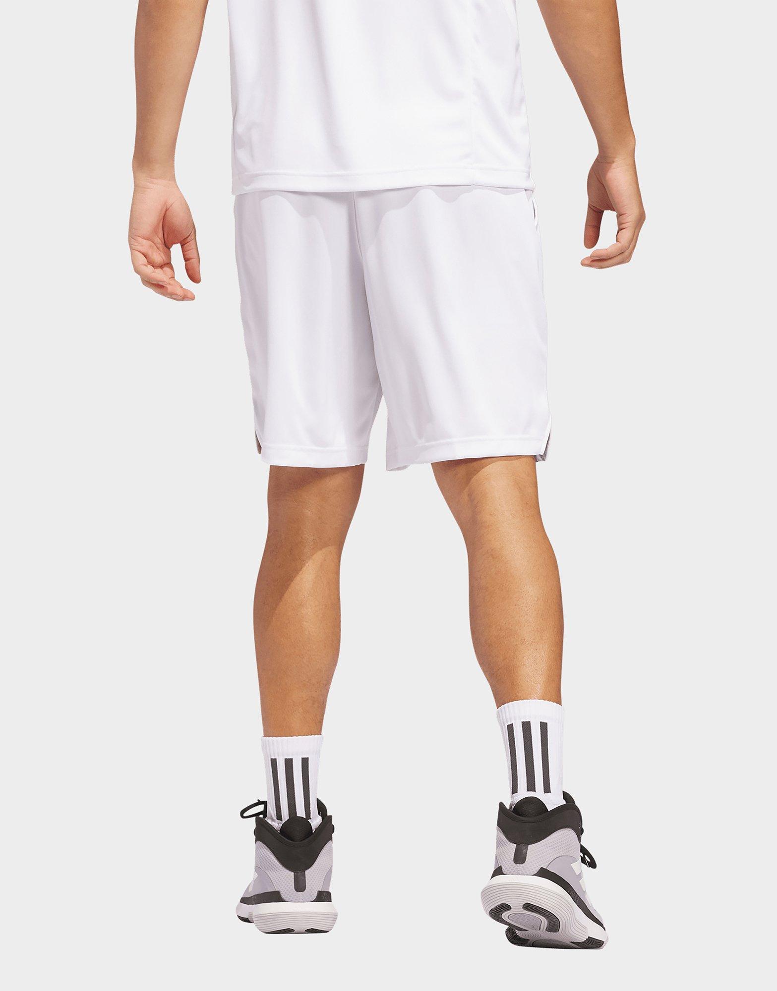 adidas Legends 3-Streifen Basketball Shorts