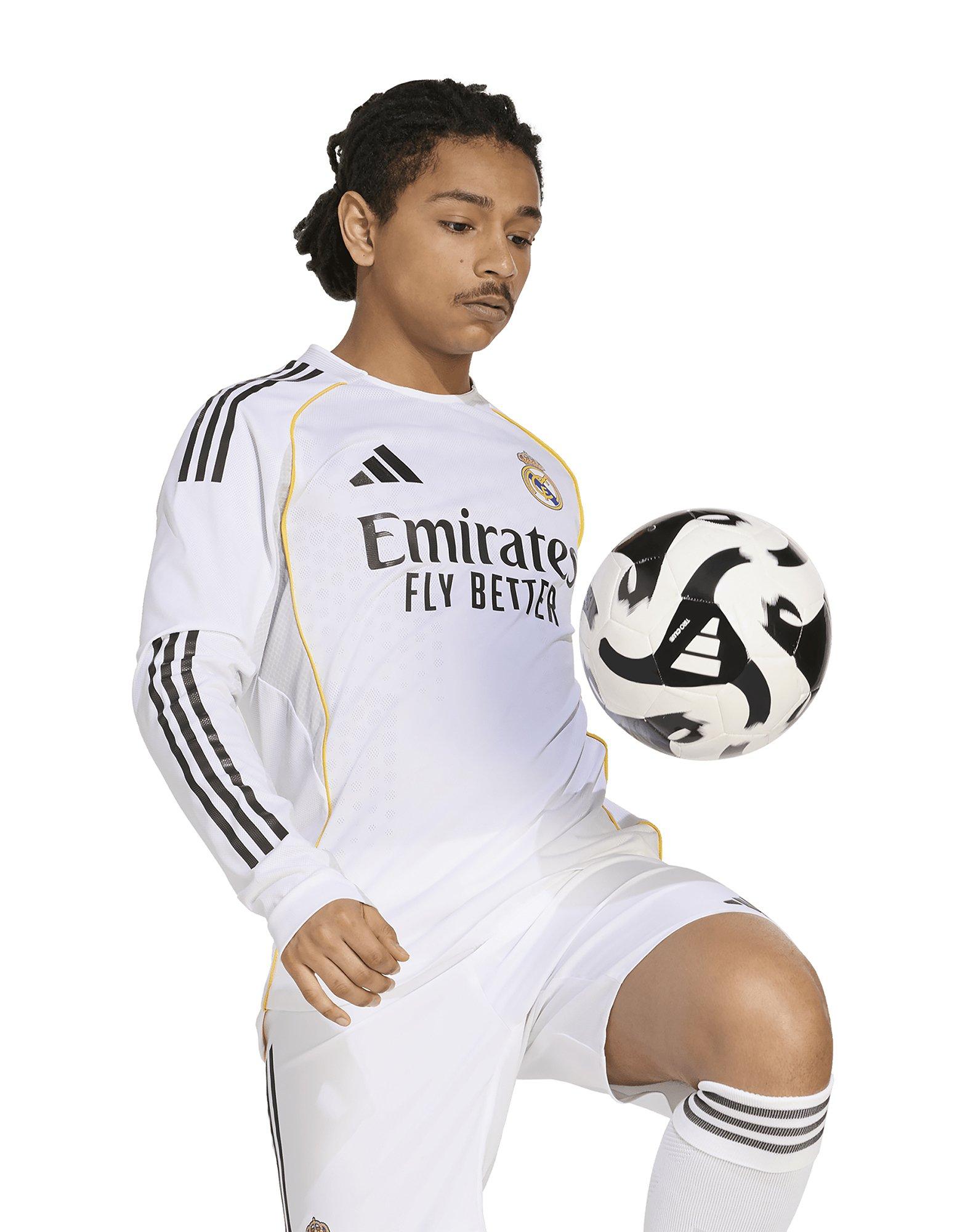 adidas Real Madrid 25/26 Long Sleeve Heimtrikot Authentic