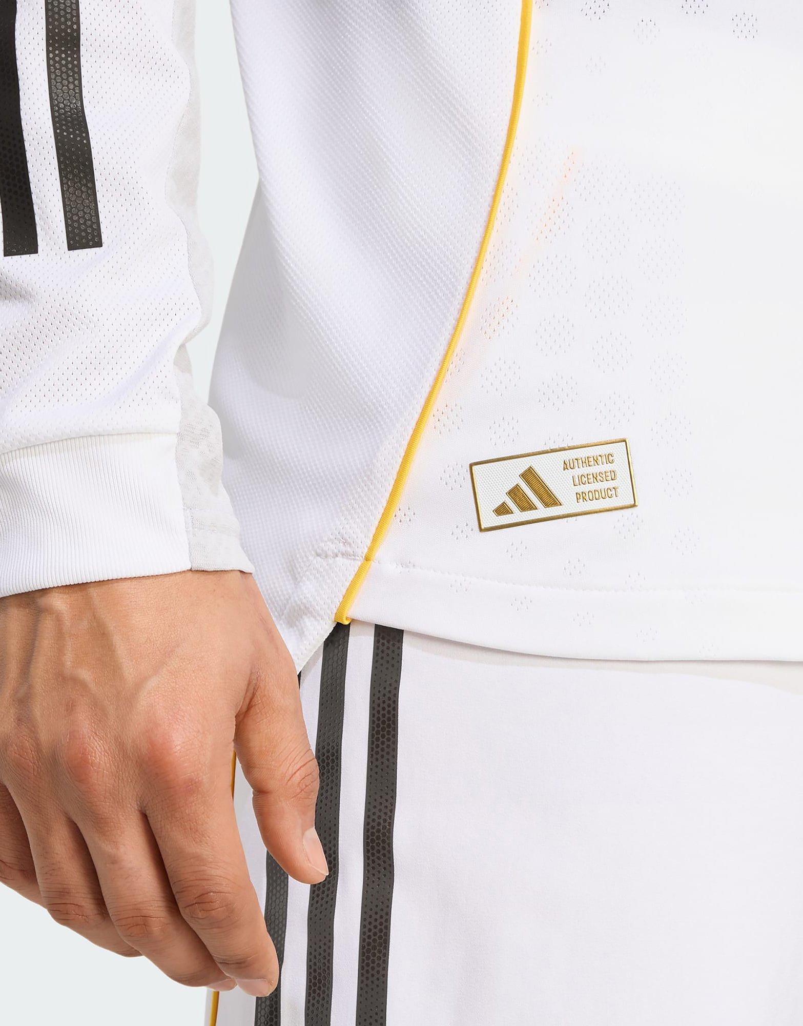 adidas Real Madrid 25/26 Long Sleeve Heimtrikot Authentic