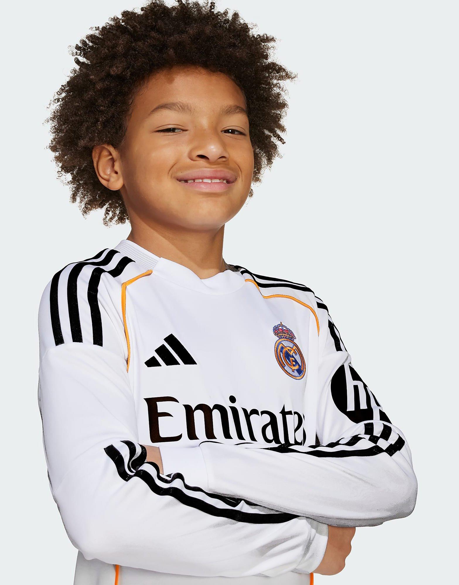 adidas Camiseta manga larga primera equipación Real Madrid 25/26 (Adolescentes)