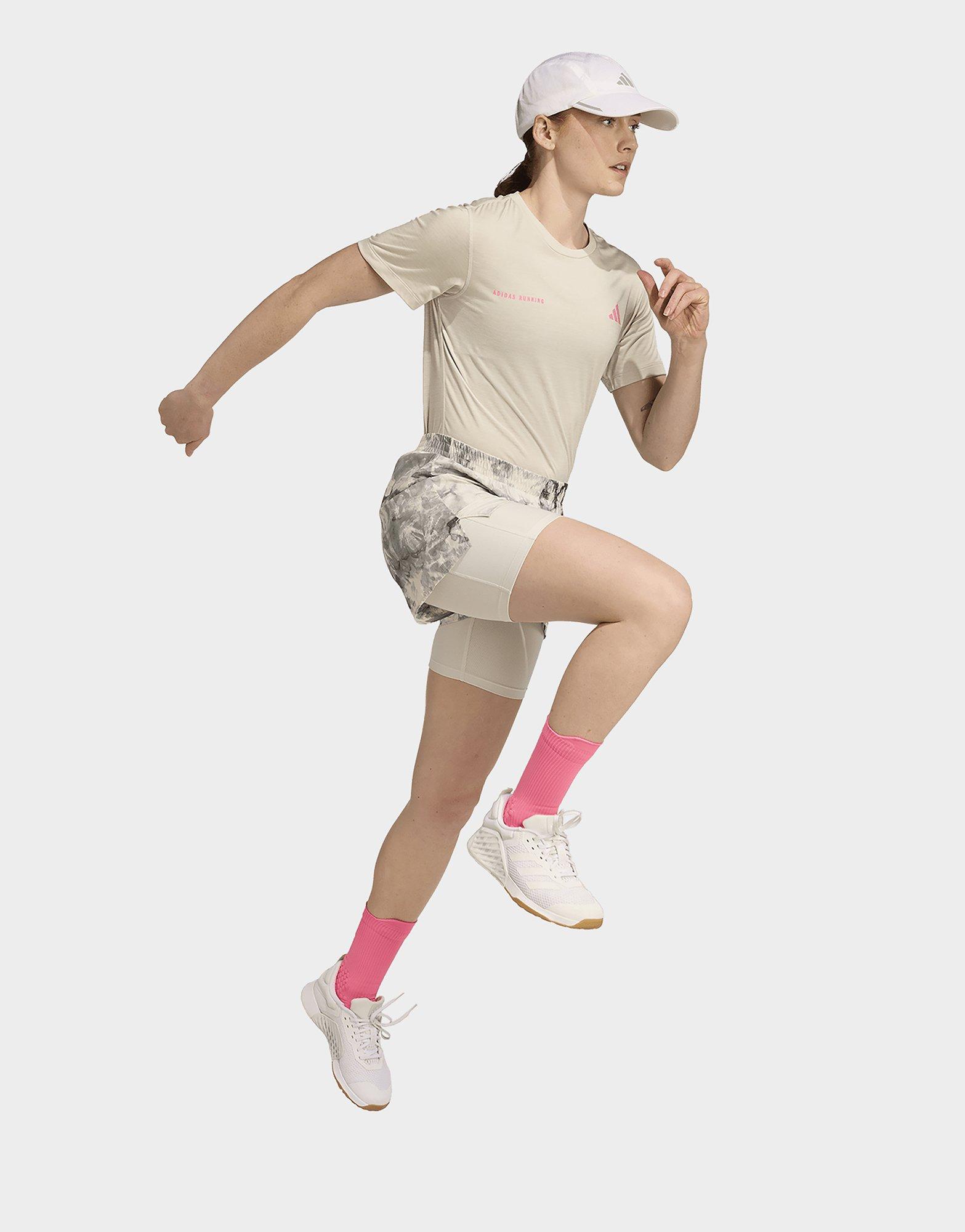 adidas Own The Run Spray Dye 2-In-1 Shorts