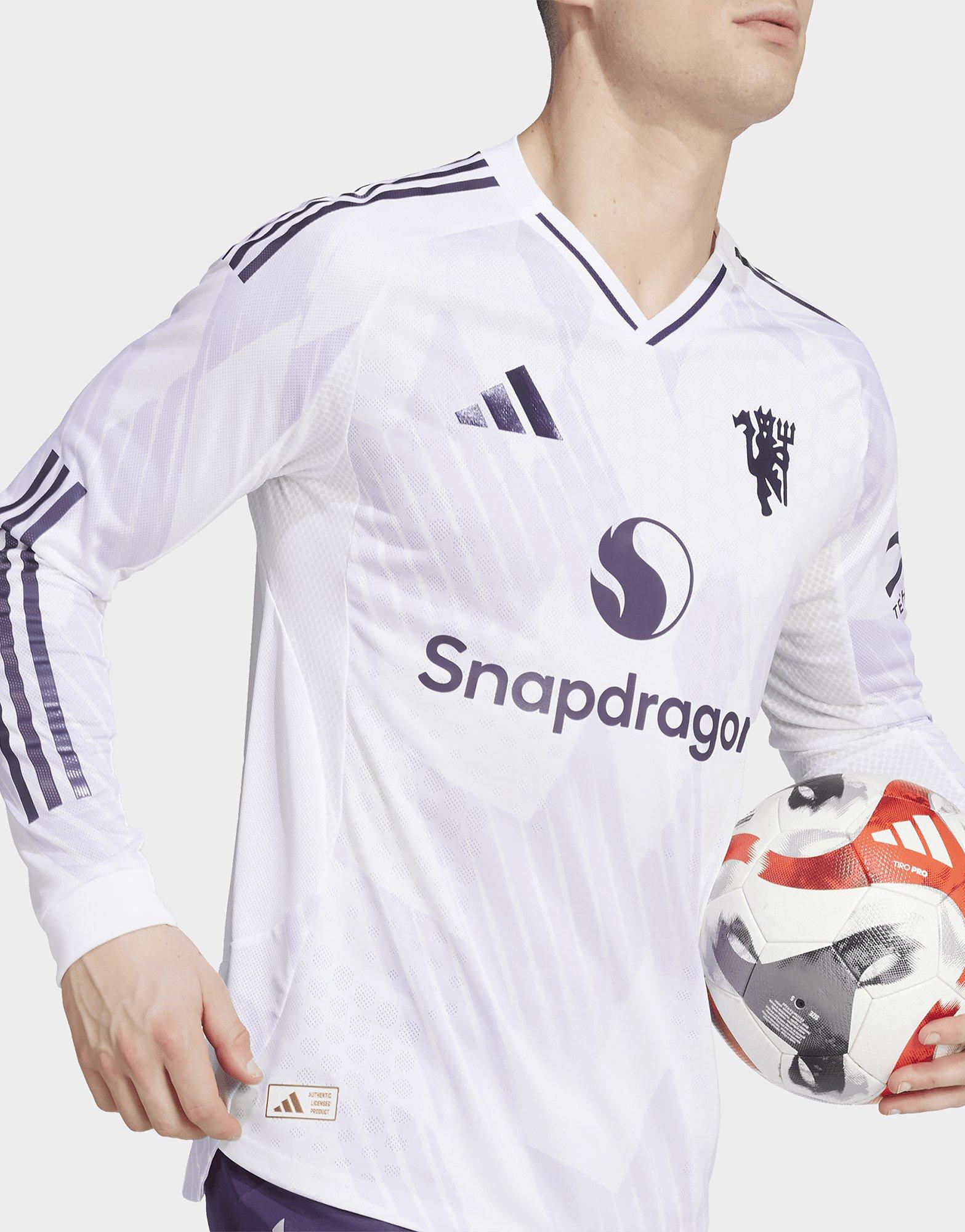 adidas Manchester United 25/26 Long Sleeve Auswärtstrikot Authentic