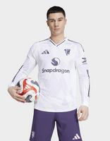 adidas Manchester United 25/26 Long Sleeve Away Authentic Jersey