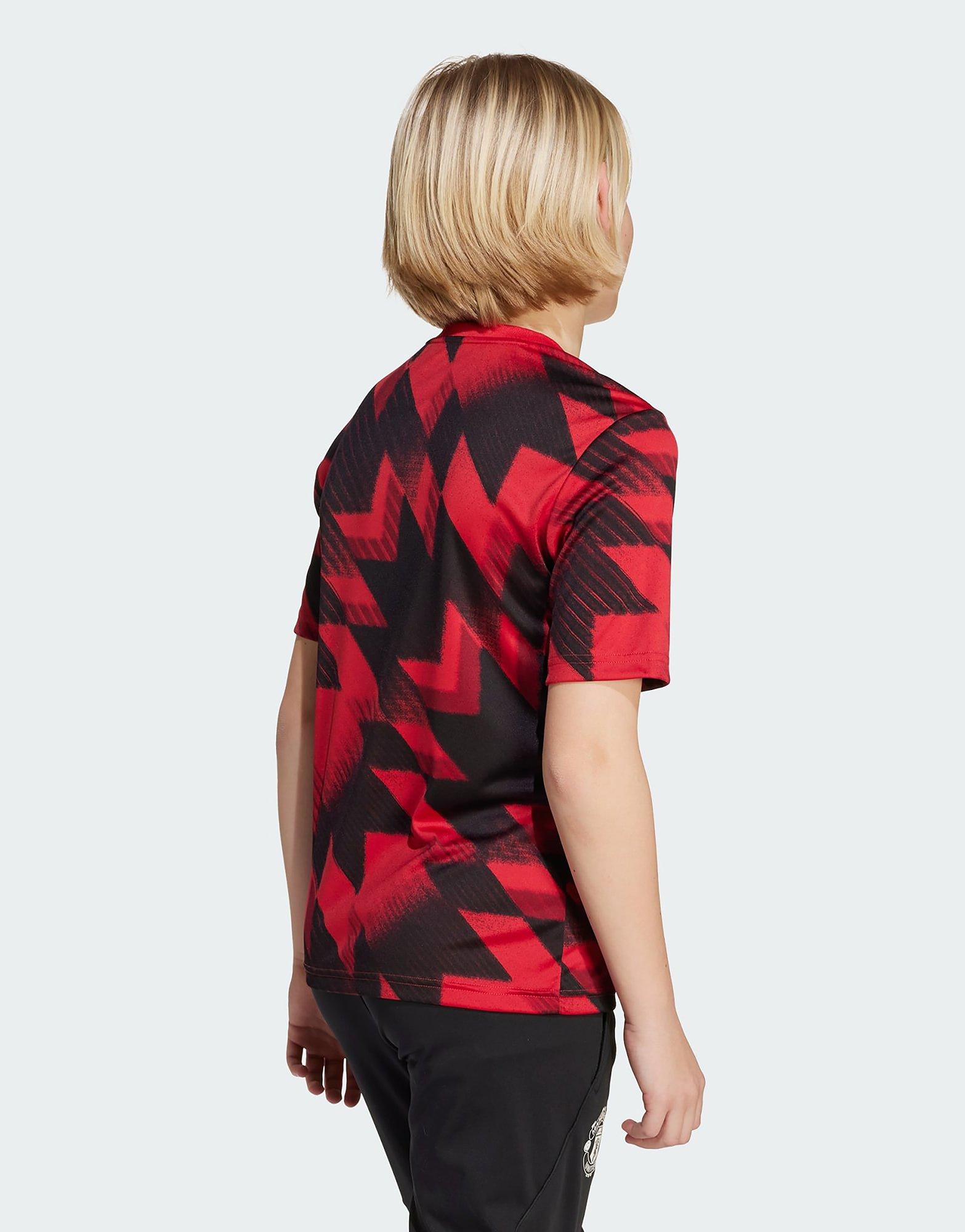 adidas Manchester United 25/26 Pre-Match Voetbalshirt Kids