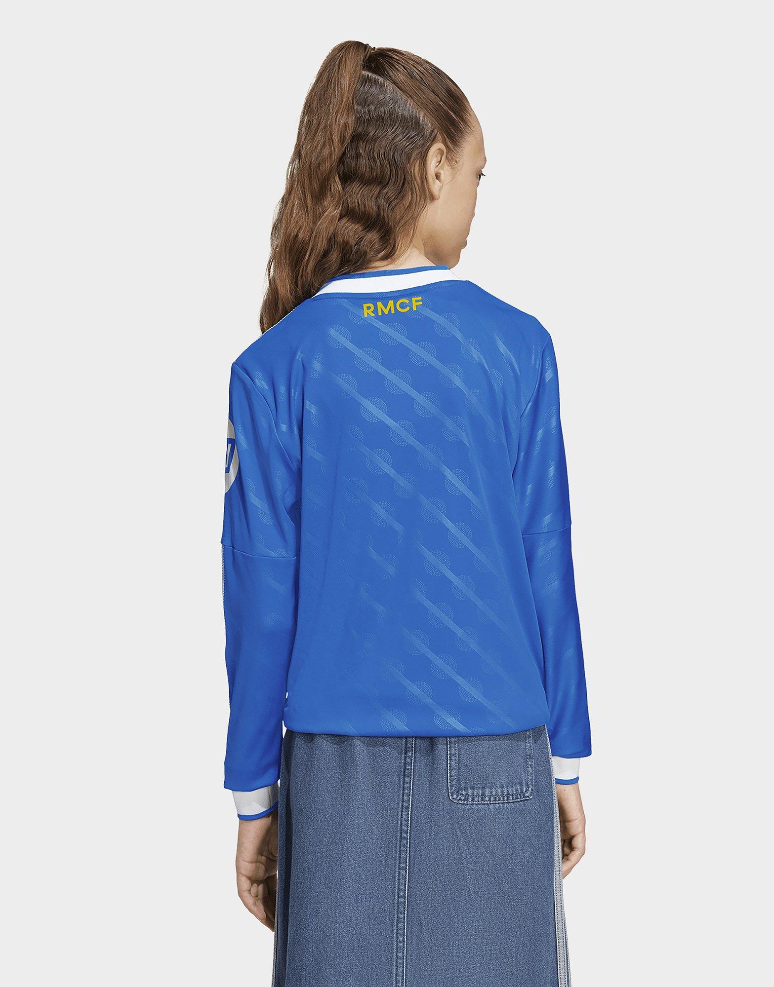 adidas Real Madrid 25/26 Langärmeliges Ausweichtrikot für Kinder