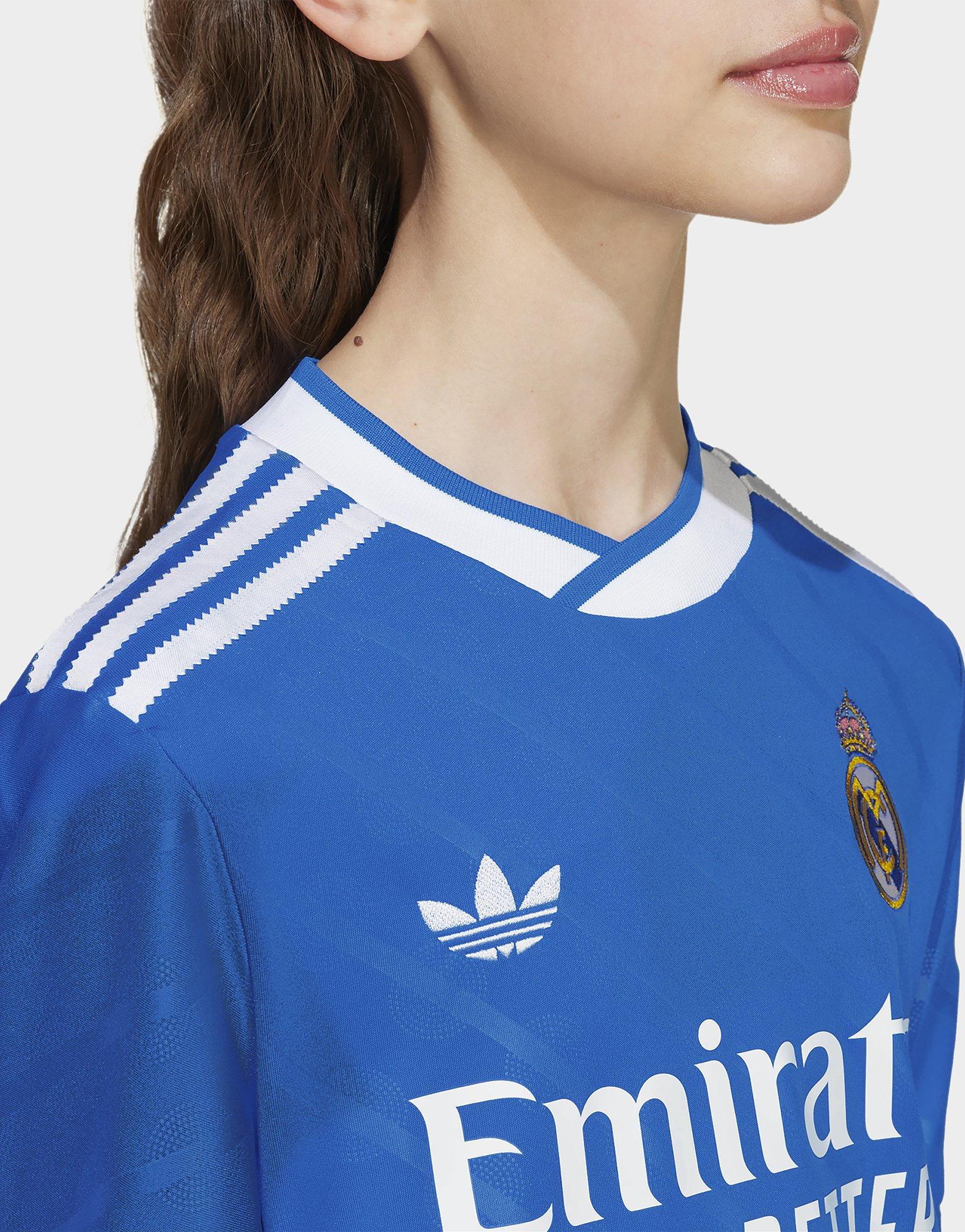 adidas Real Madrid 25/26 Langärmeliges Ausweichtrikot für Kinder