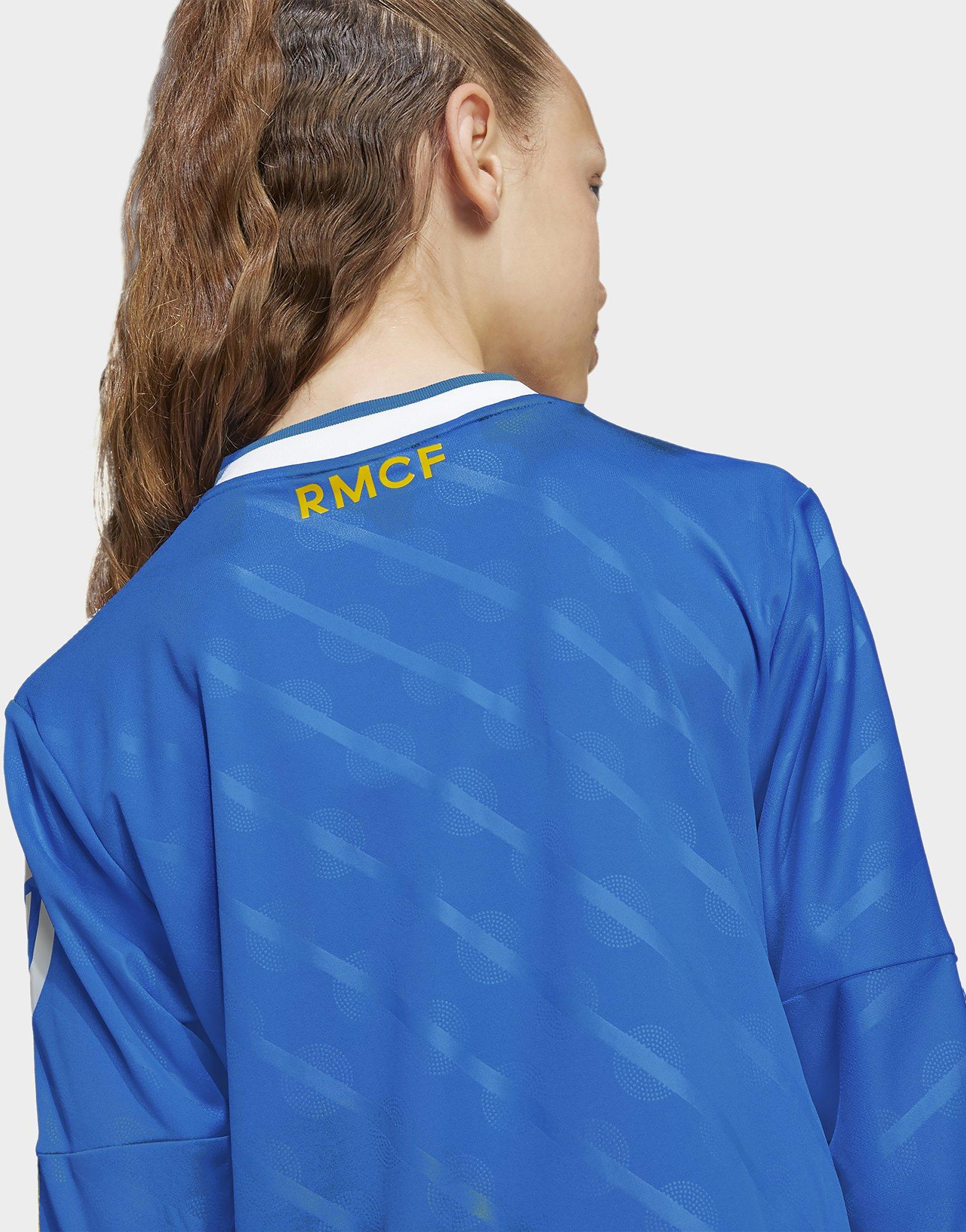 adidas Real Madrid 25/26 Langärmeliges Ausweichtrikot für Kinder