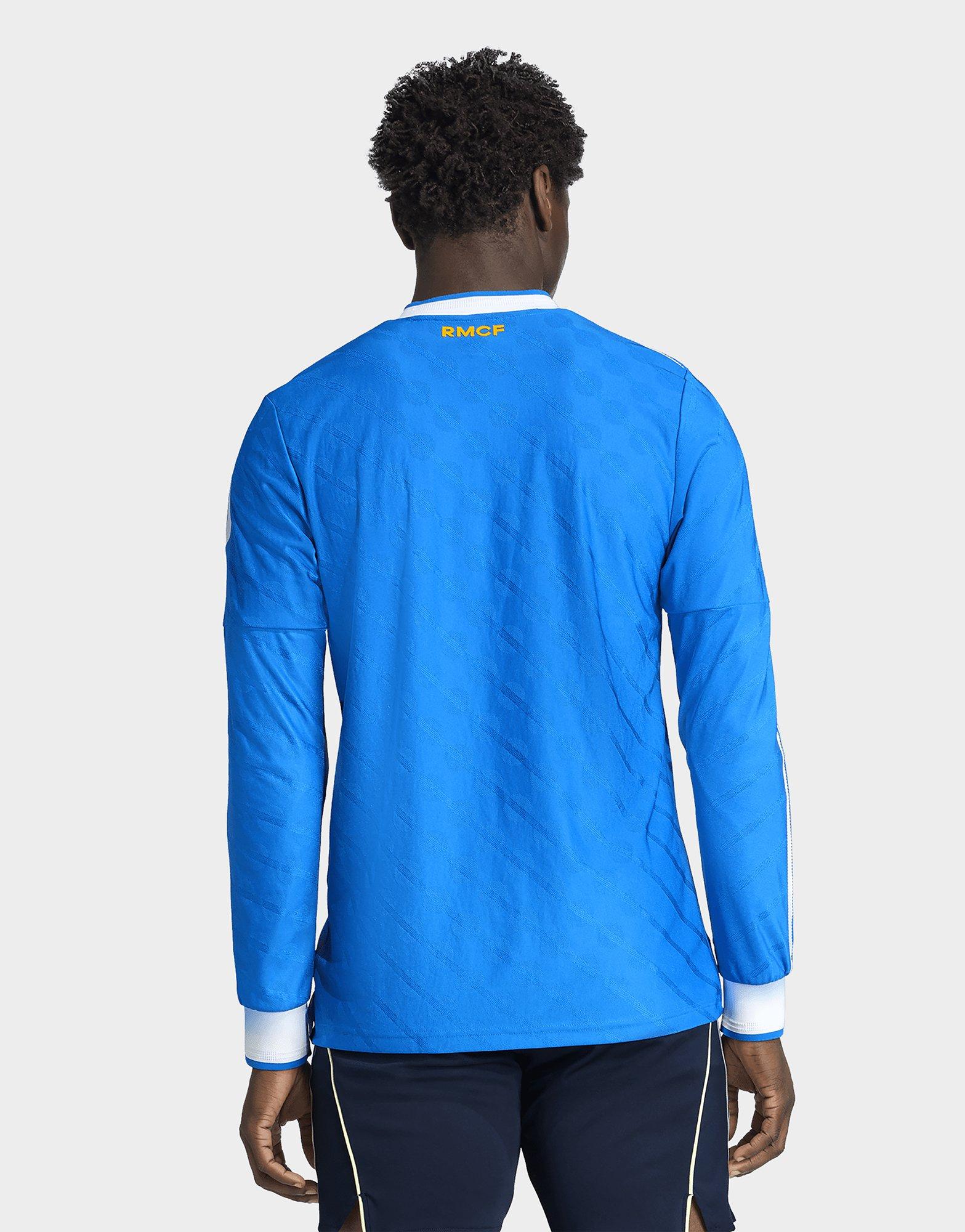 adidas Real Madrid 25/26 langärmeliges Authentic Ausweichtrikot