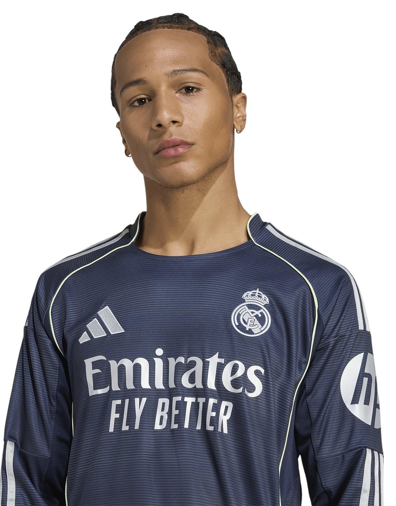 adidas Real Madrid 25/26 Long Sleeve Auswärtstrikot