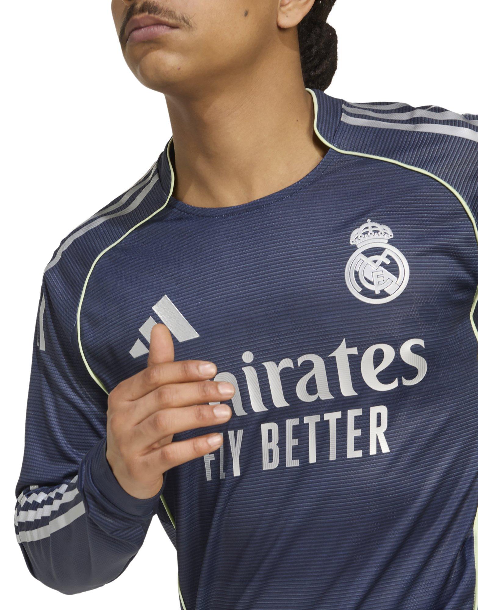 adidas Camiseta de manga larga segunda equipación Real Madrid Authentic 25/26