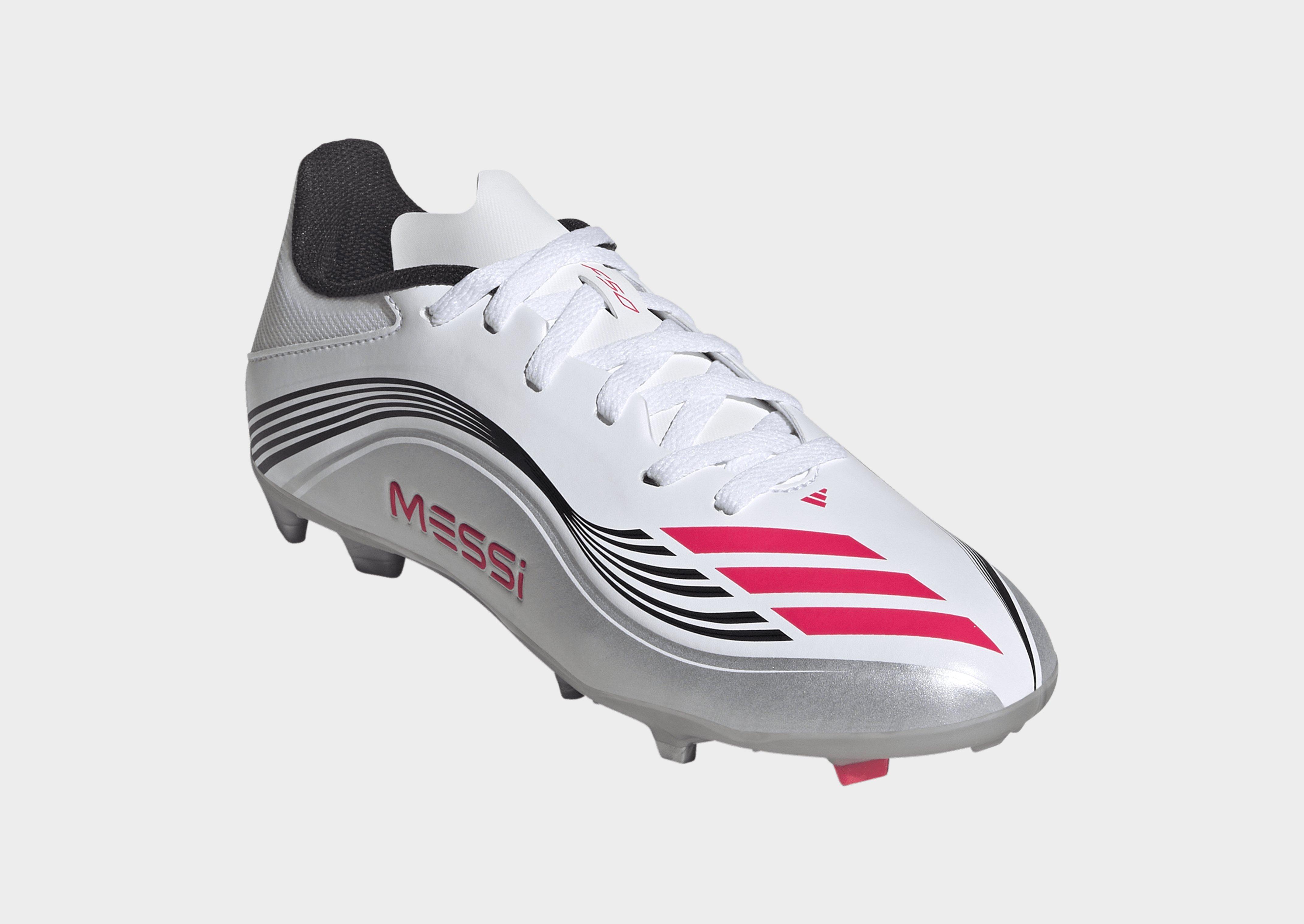 adidas Bota F50 Messi League para césped natural seco / multisuperficie (infantil)