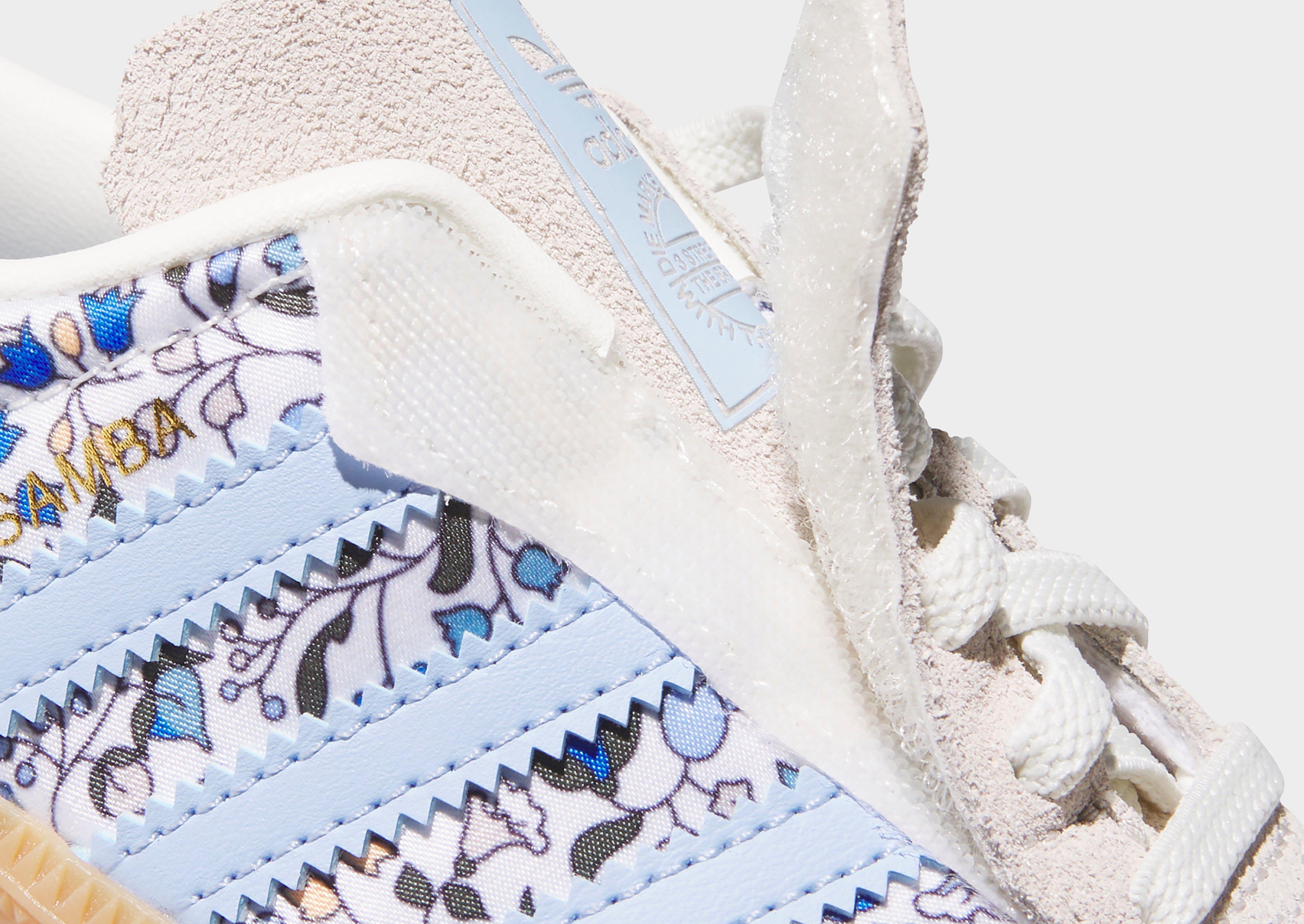 adidas Samba OG x Liberty London Comfort Closure Elastic Lace Shoes Kids