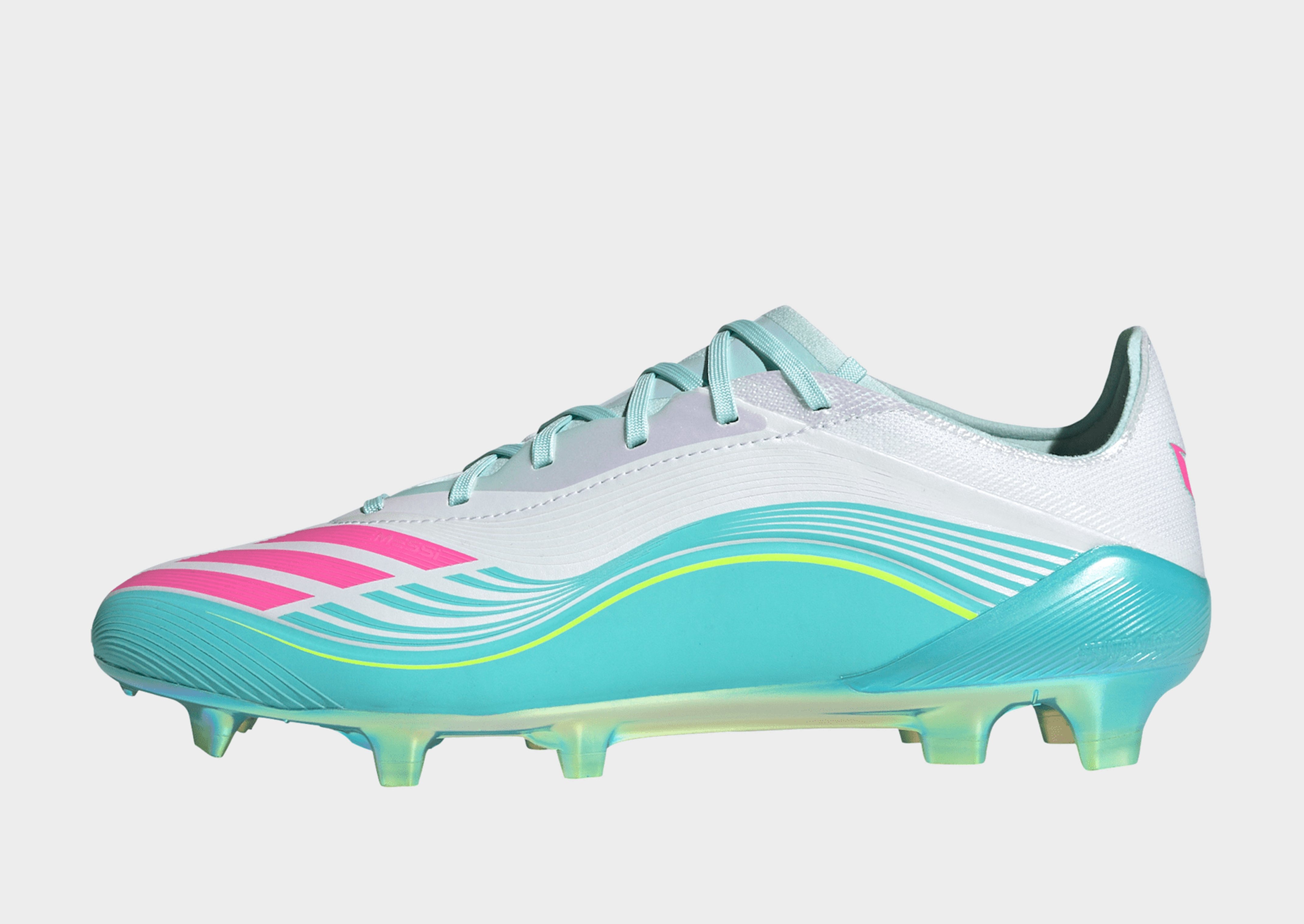White adidas F50 Messi Elite Firm Ground Football Boots | JD Sports UK