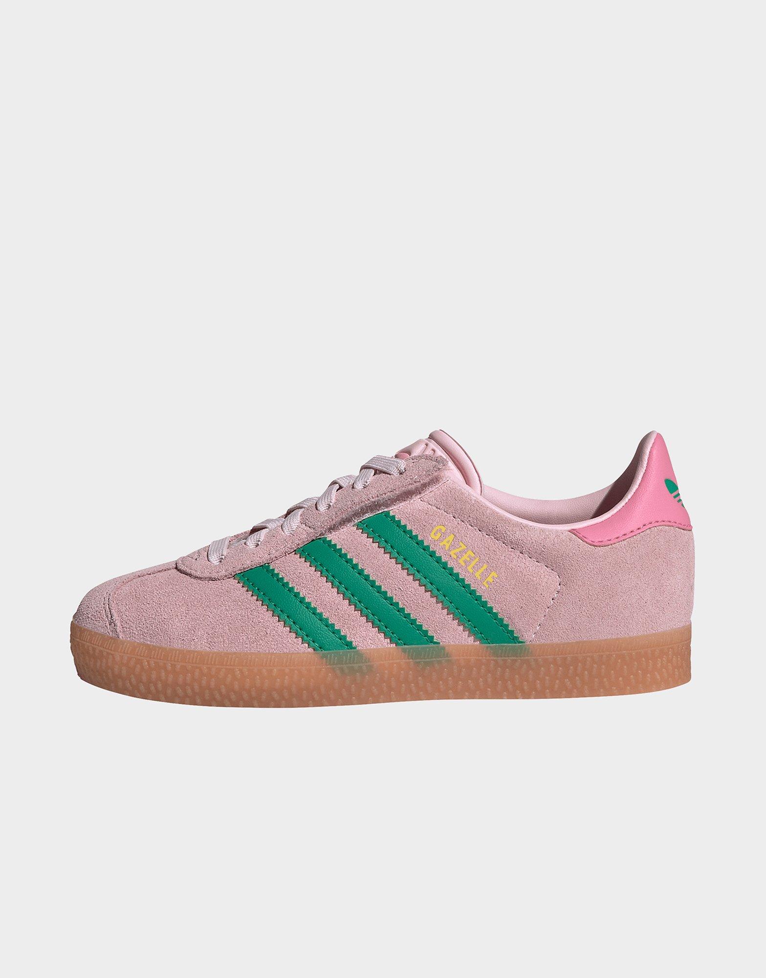adidas Gazelle Comfort Closure Elastic Lace Shoes Kids