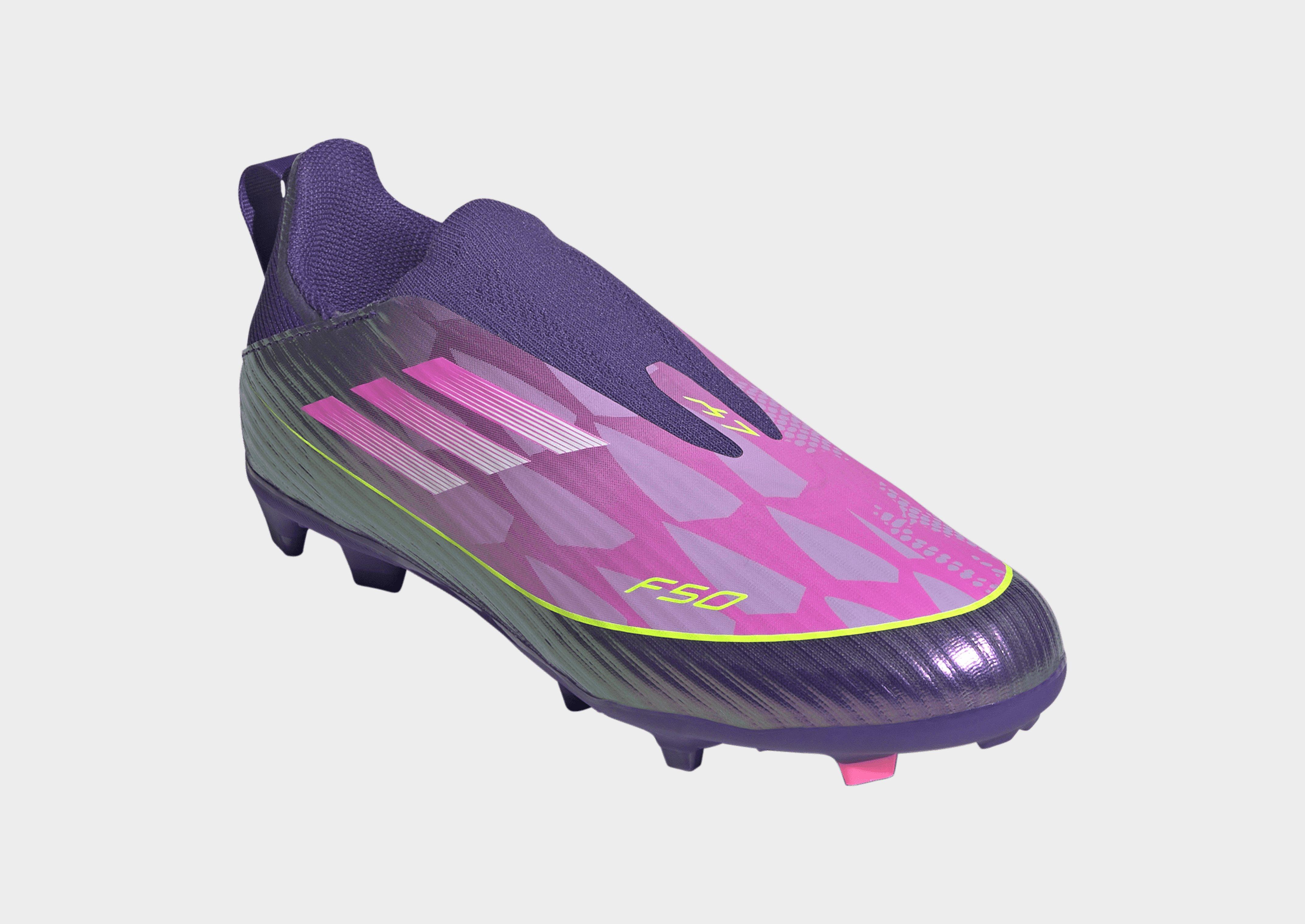 adidas F50 LEAGUE Laceless Fußballschuhe für feste Böden Kinder-Fußballschuhe