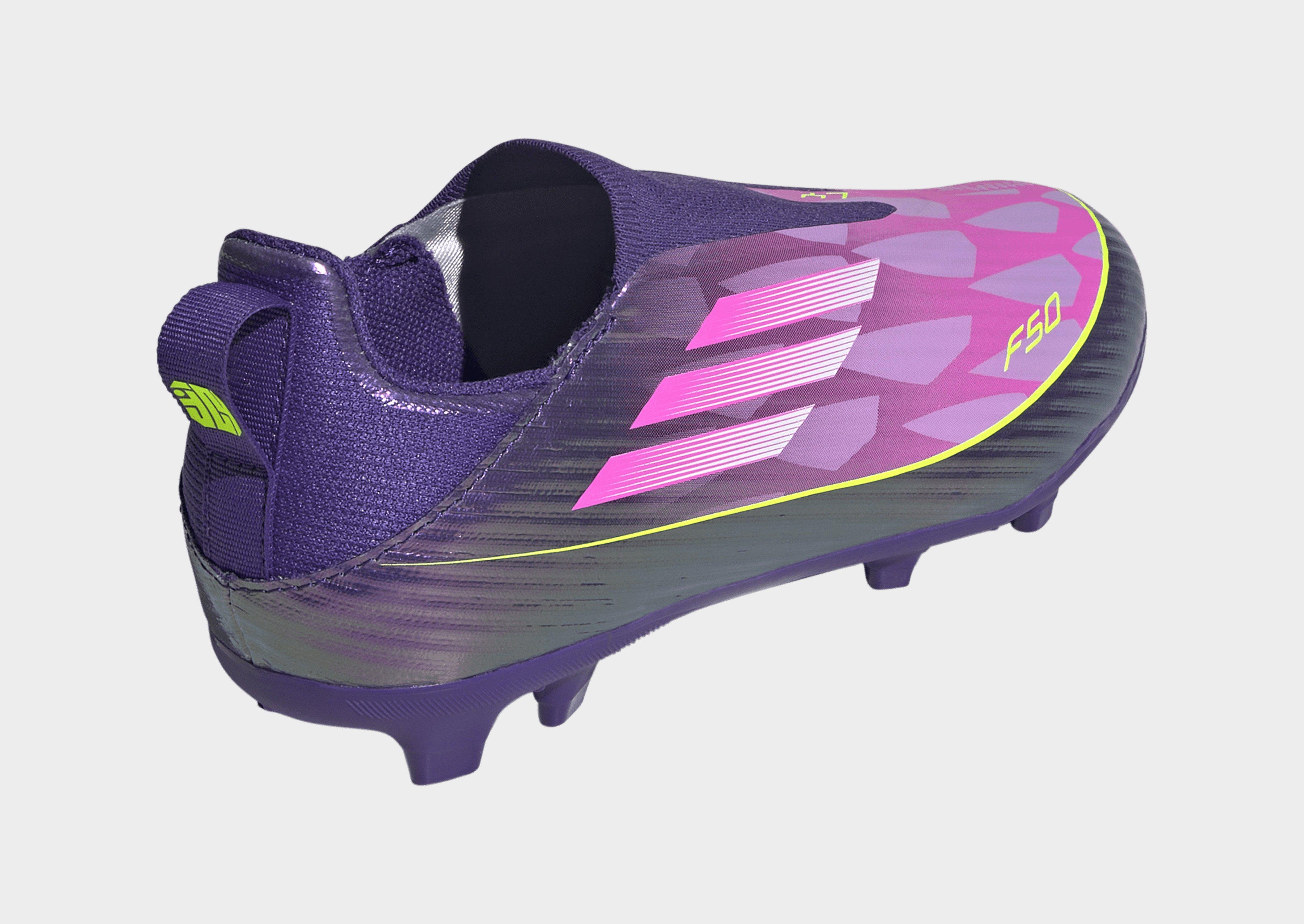 adidas F50 LEAGUE Laceless Fußballschuhe für feste Böden Kinder-Fußballschuhe