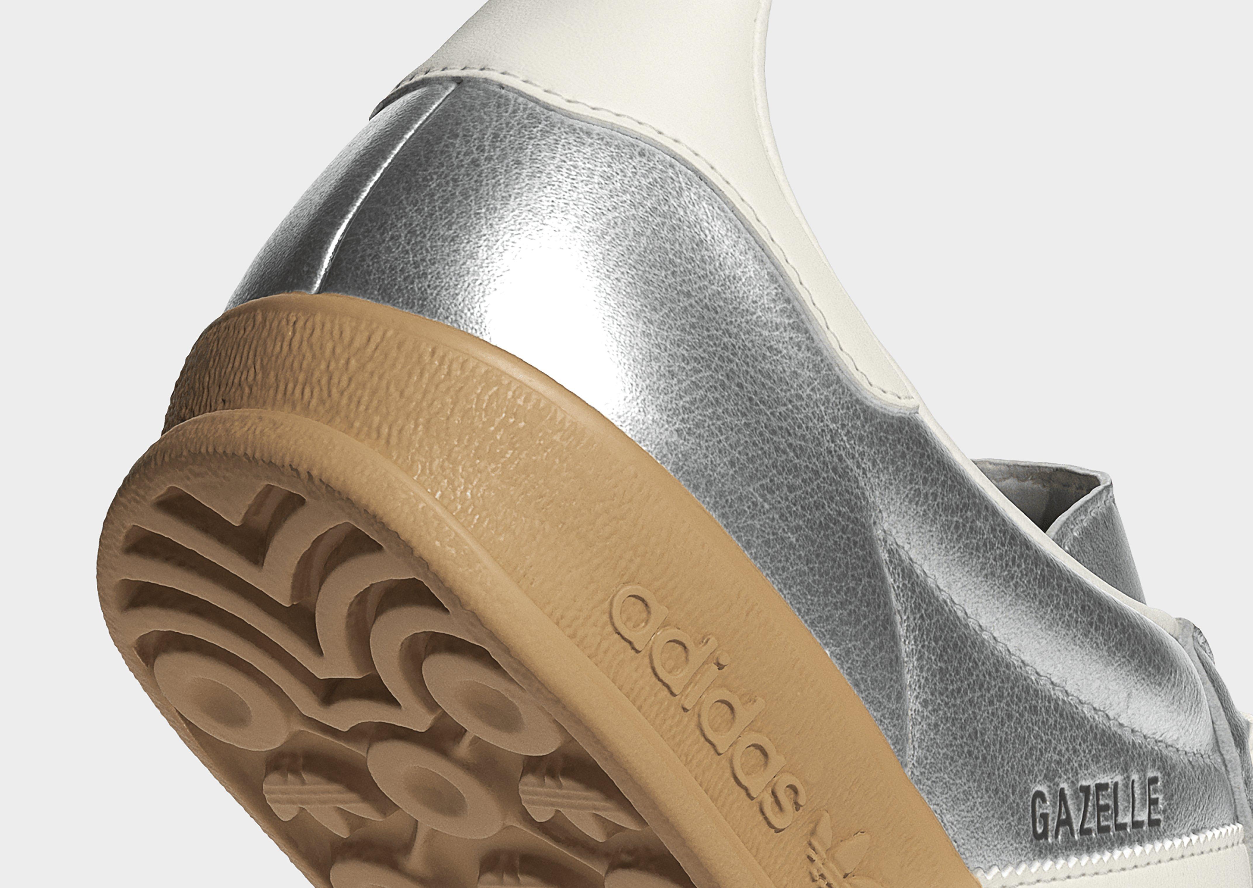 Silver adidas Gazelle Indoor Shoes JD Sports UK