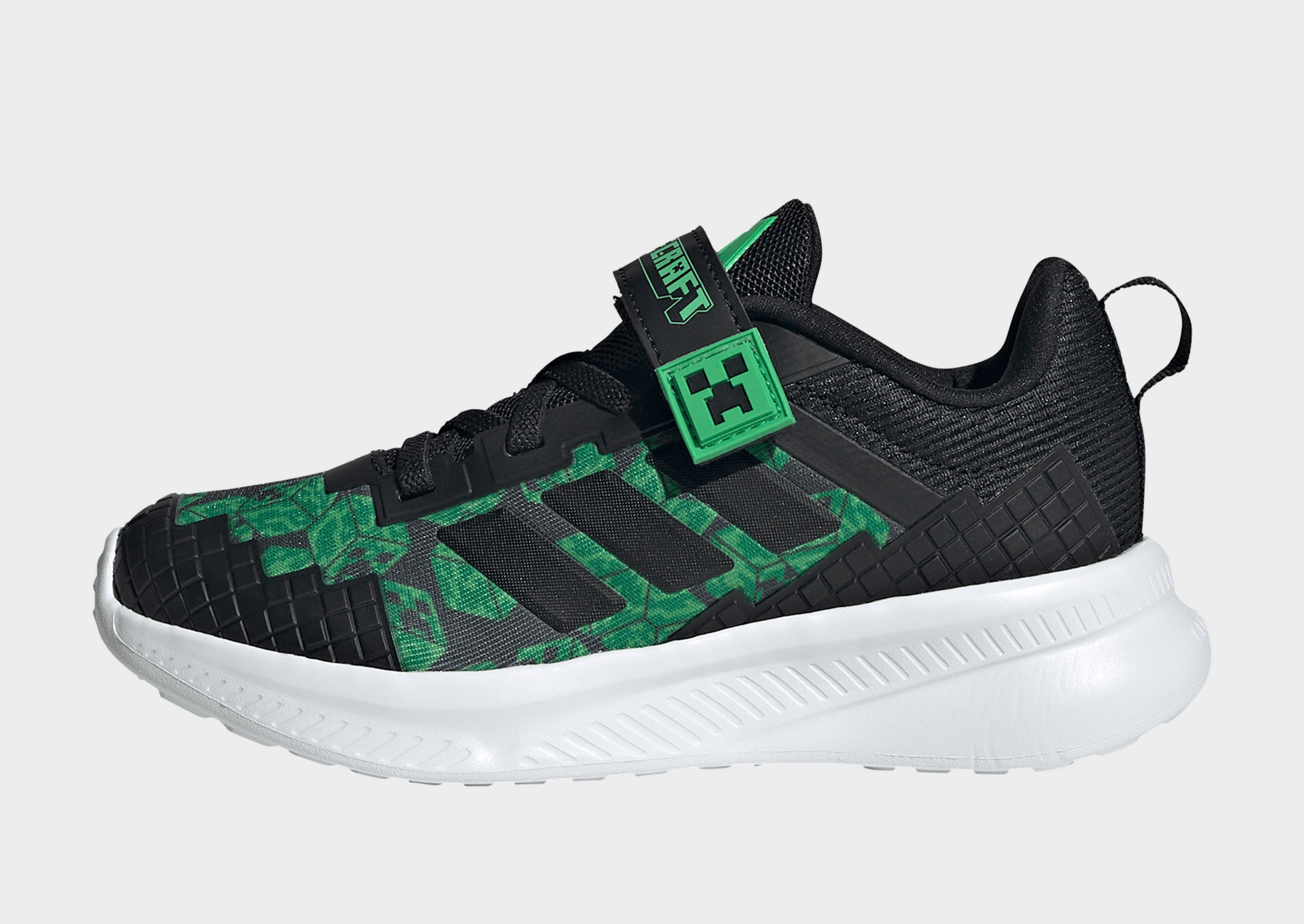 Zwart adidas ADIDAS MINECRAFT FORTARUN 4.0 SCHOENEN KIDS - JD Sports ...