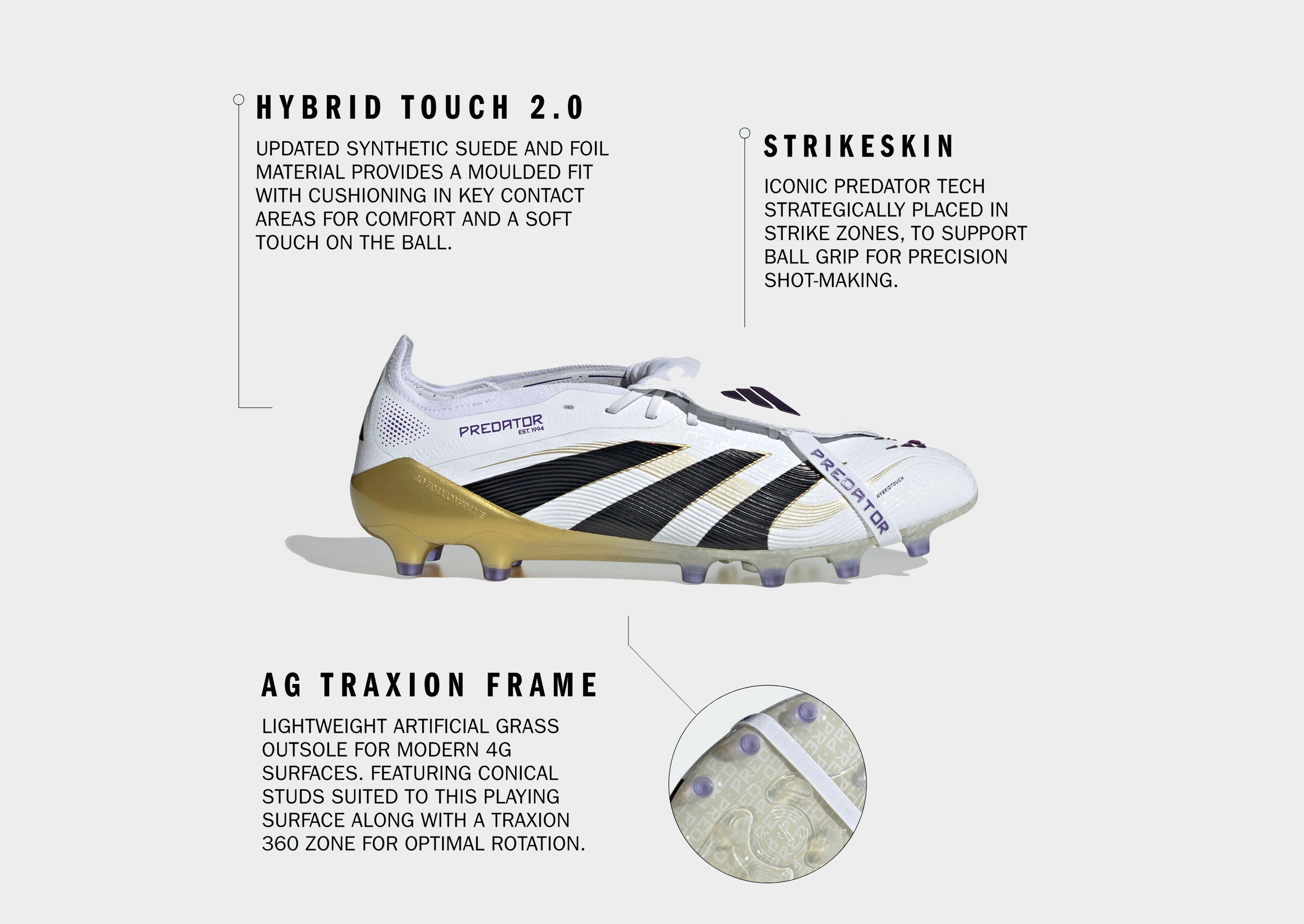 adidas Bota Predator Elite Fold-Over Tongue para césped artificial