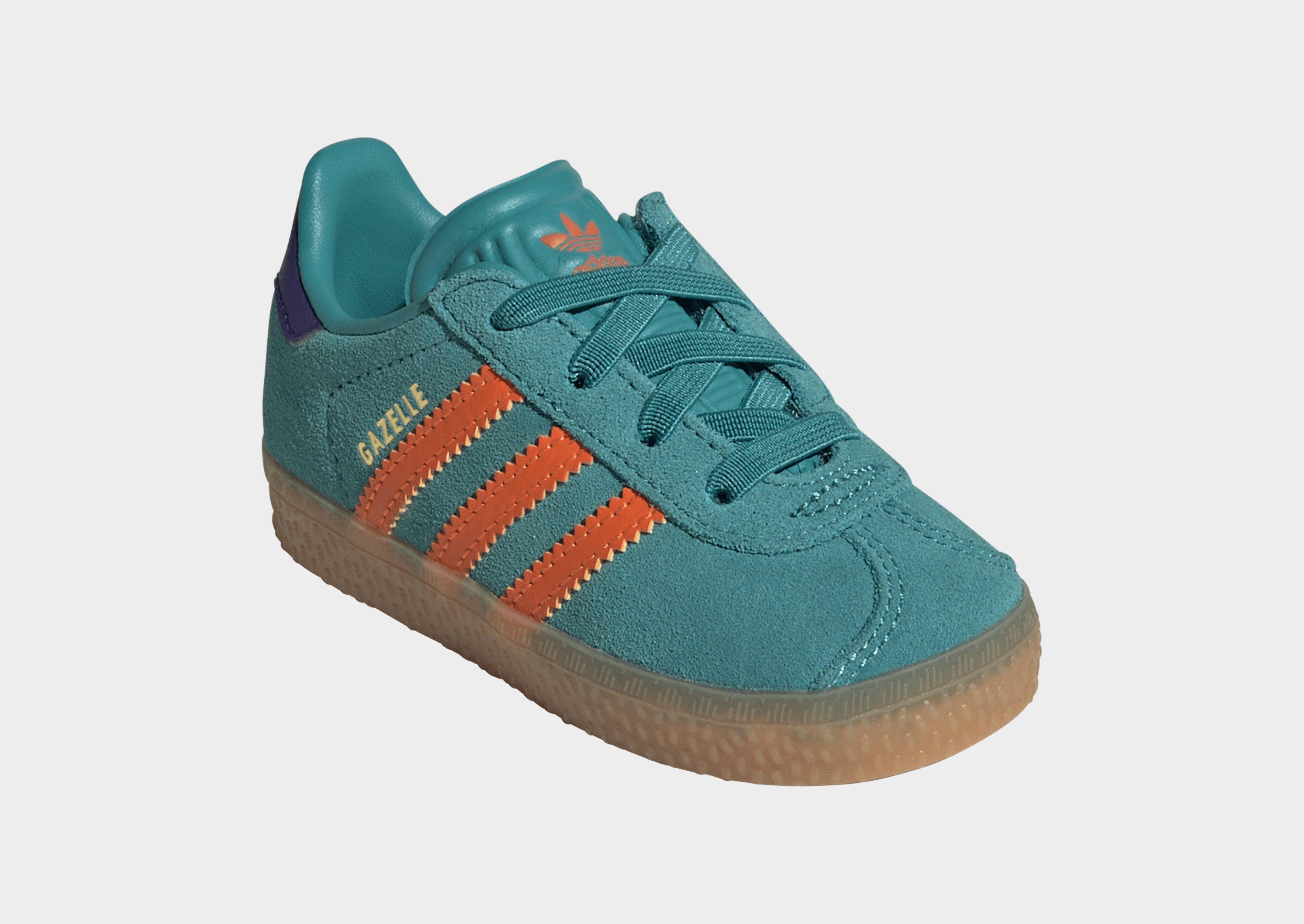 adidas Gazelle Comfort Closure Elastic Laces Shoes Kids