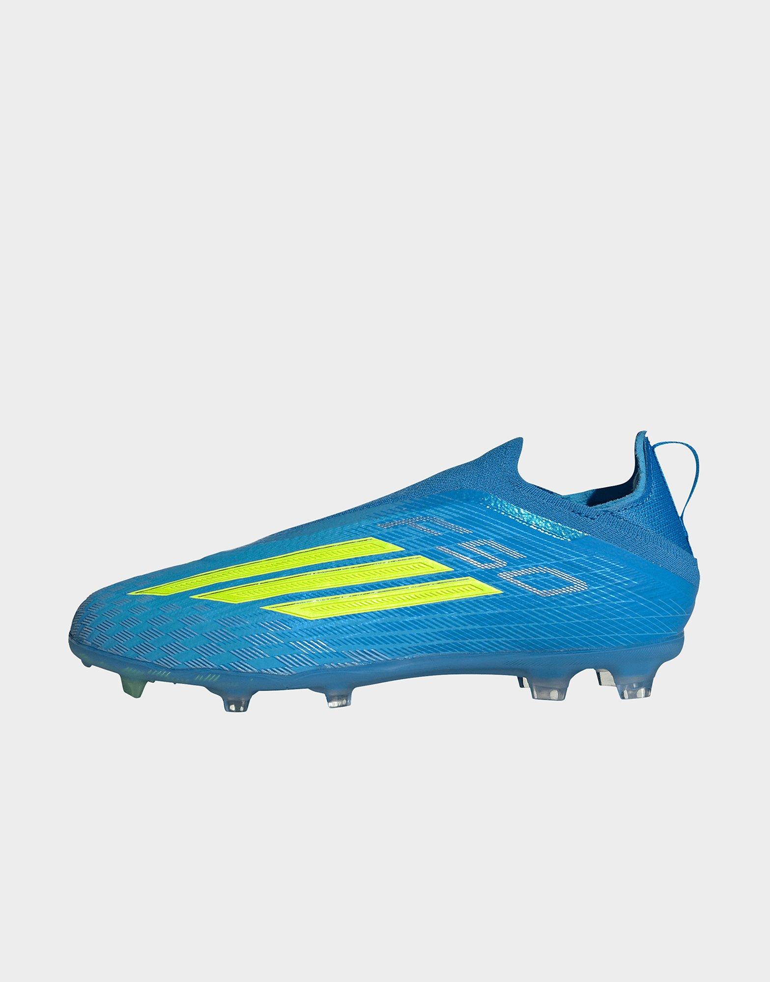 adidas Scarpe da calcio F50 ELITE Kids senza lacci per terreni naturali compatti