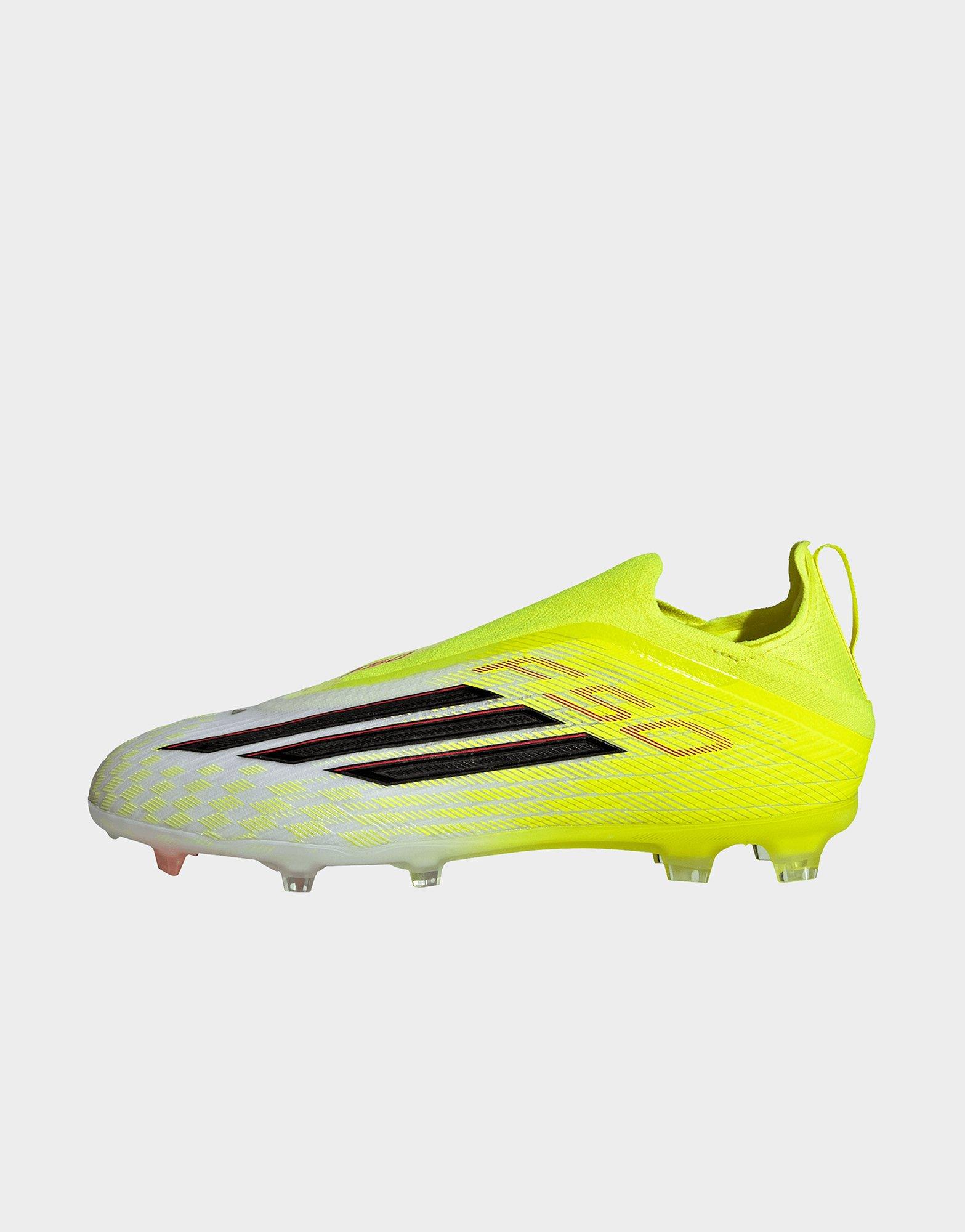 adidas Scarpe da calcio F50 ELITE Kids senza lacci per terreni naturali compatti