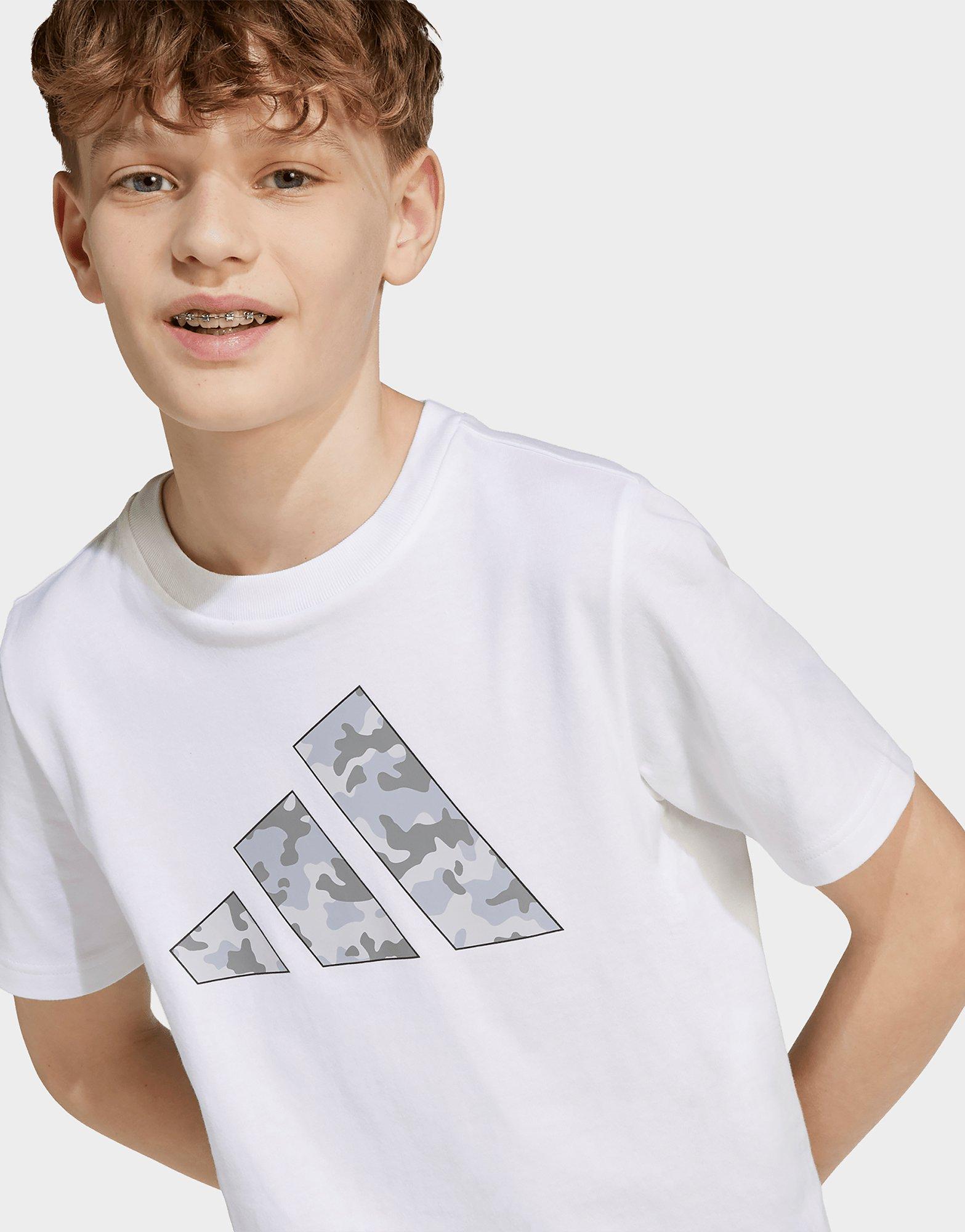 adidas T-Shirt mit Camouflage-Grafik für Kinder